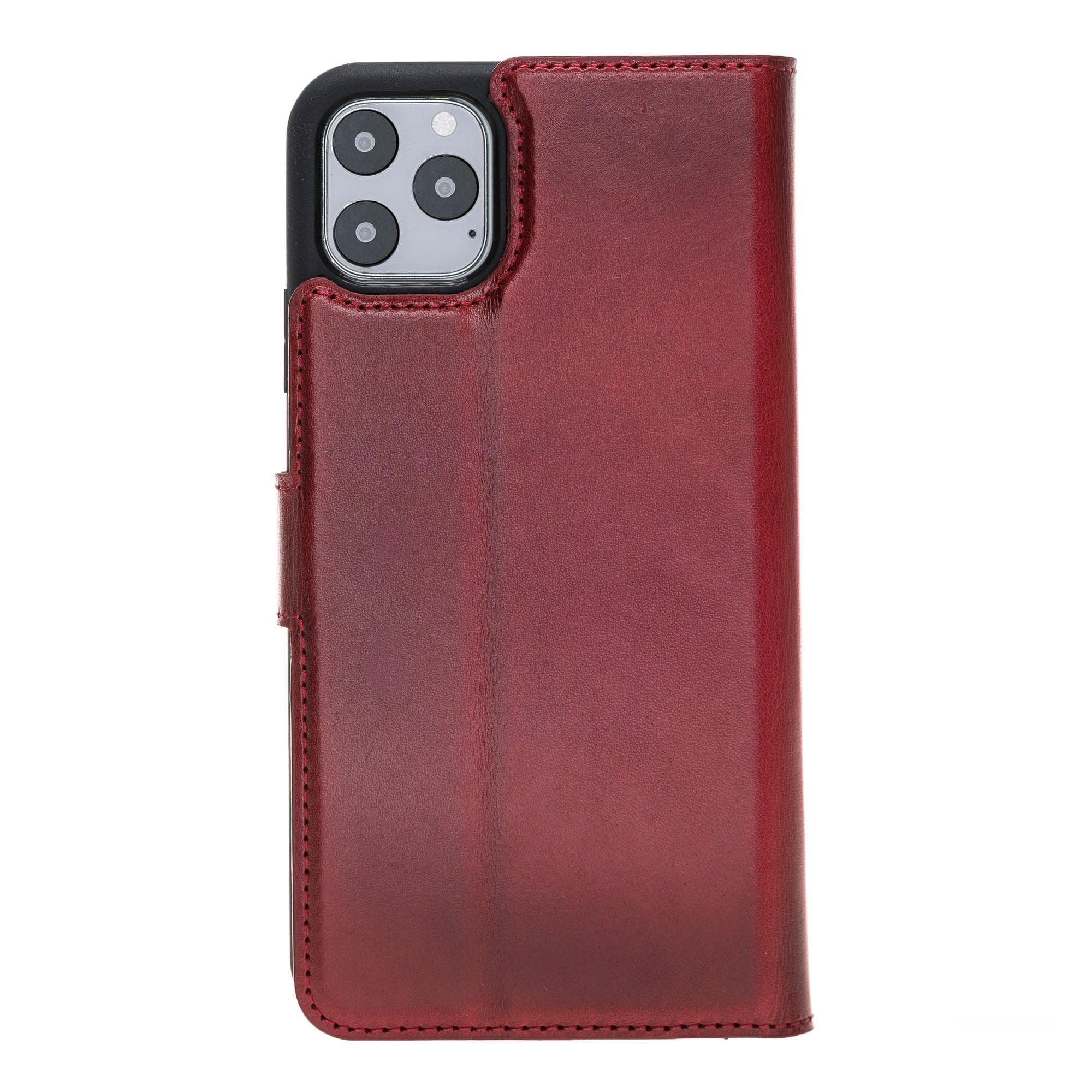 Magic iPhone 11 Pro Genuine Leather Detachable Wallet Case