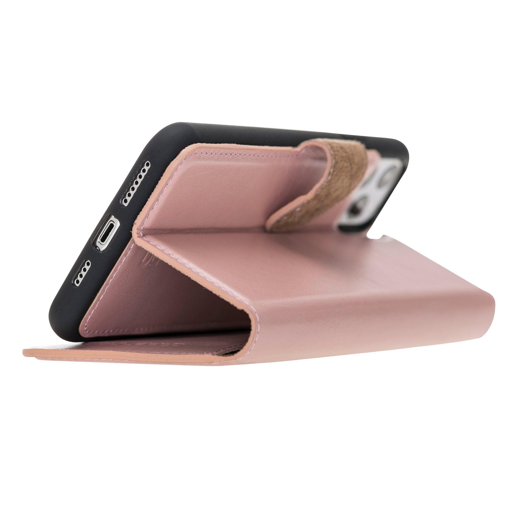 Magic iPhone 11 Pro Genuine Leather Detachable Wallet Case