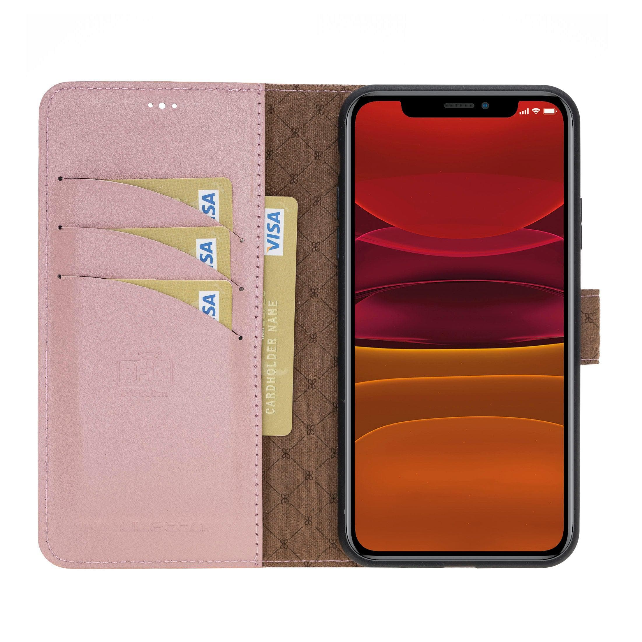 Magic iPhone 11 Pro Genuine Leather Detachable Wallet Case