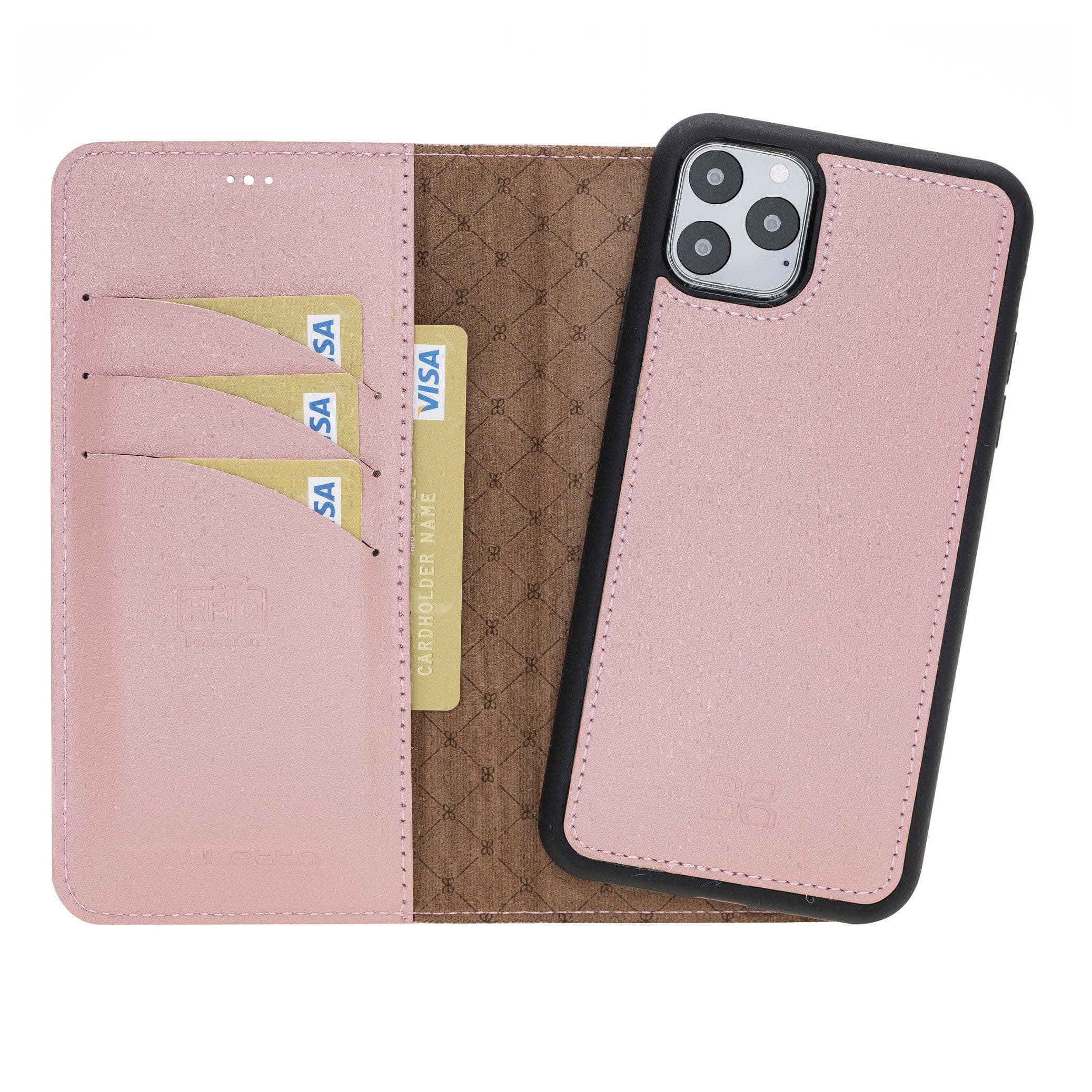 Magic iPhone 11 Pro Genuine Leather Detachable Wallet Case