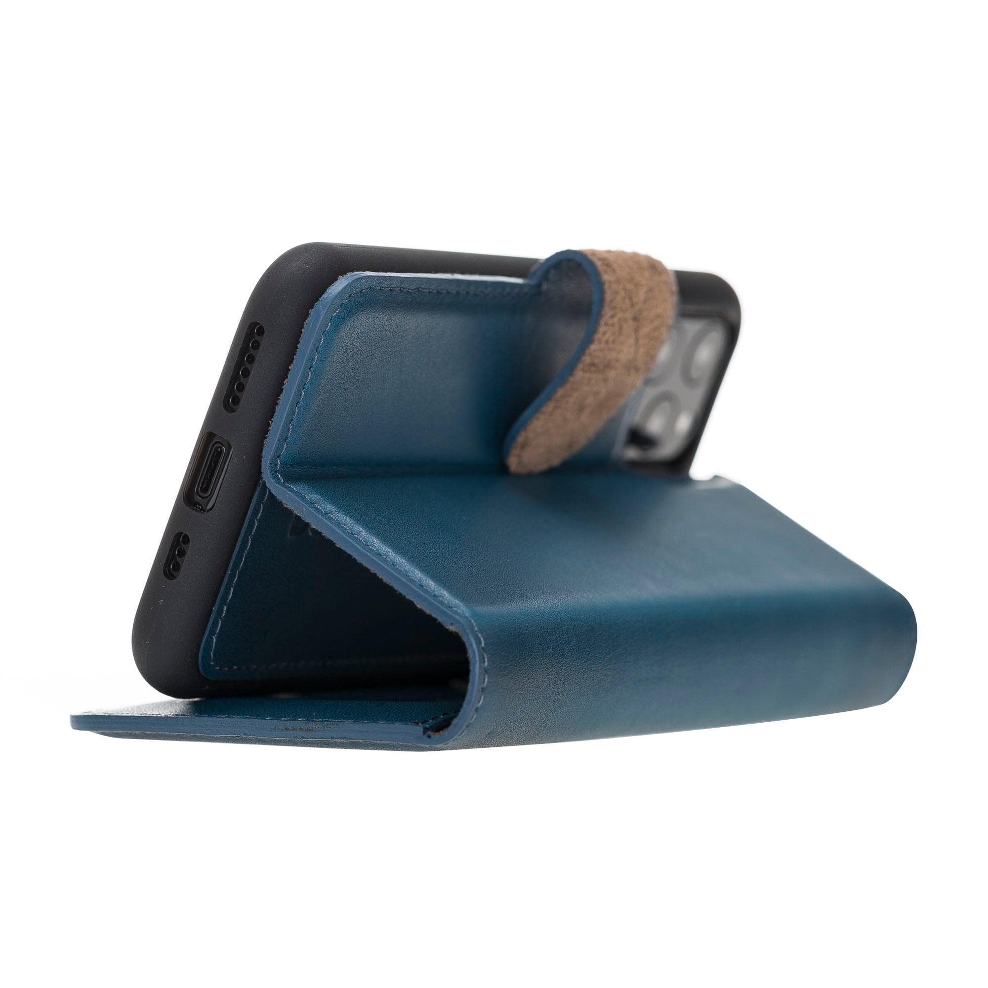 Magic iPhone 11 Genuine Leather Detachable Wallet Case