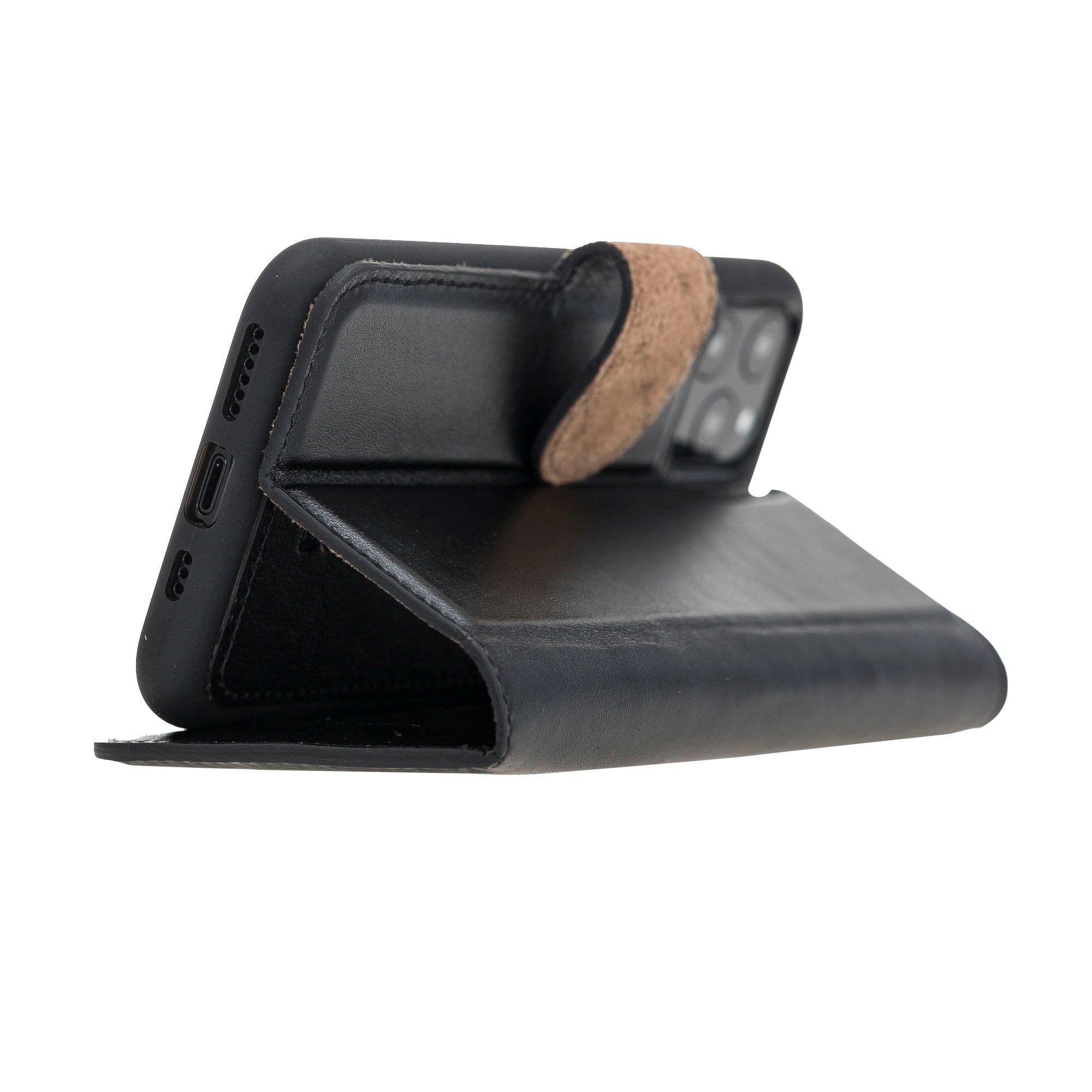 Magic iPhone 11 Pro Genuine Leather Detachable Wallet Case