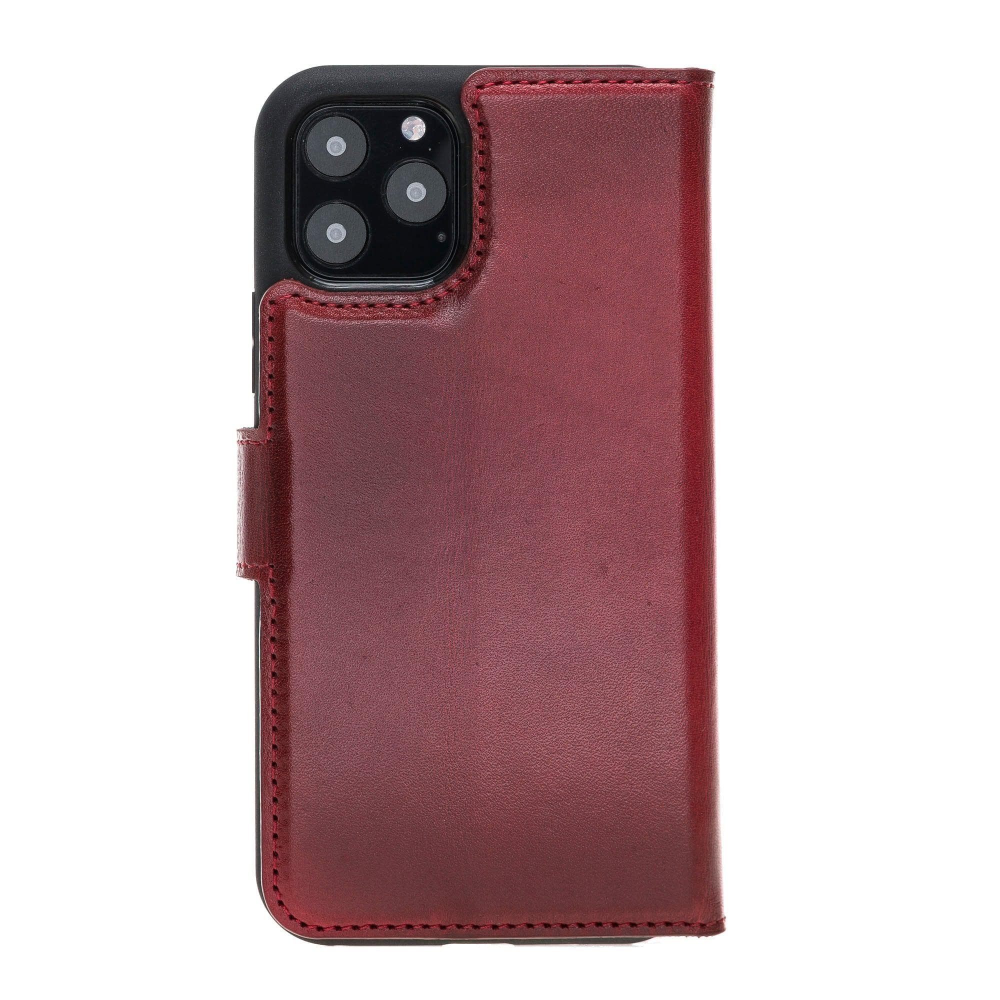 Magic iPhone 11 Pro Genuine Leather Detachable Wallet Case
