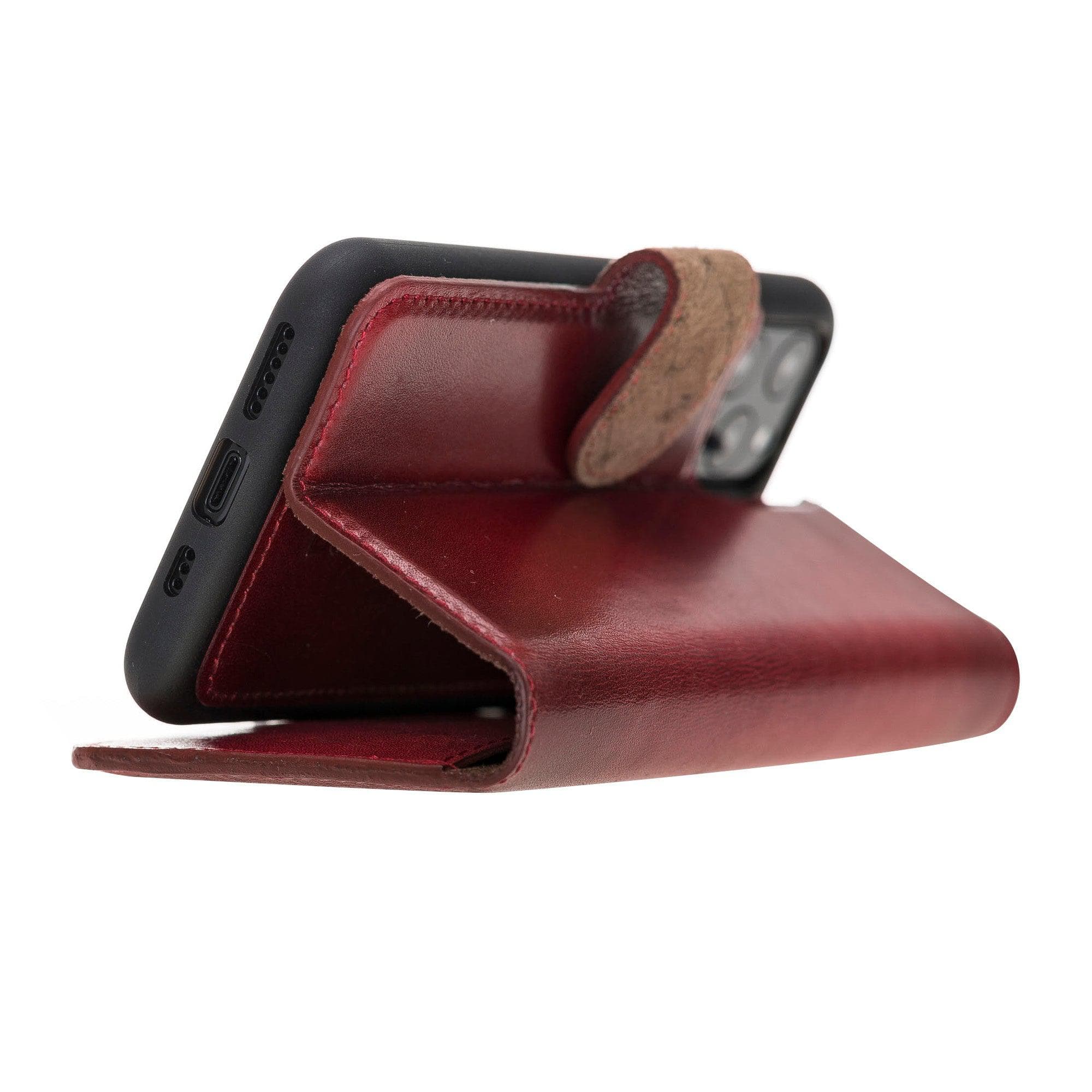 Magic iPhone 11 Genuine Leather Detachable Wallet Case