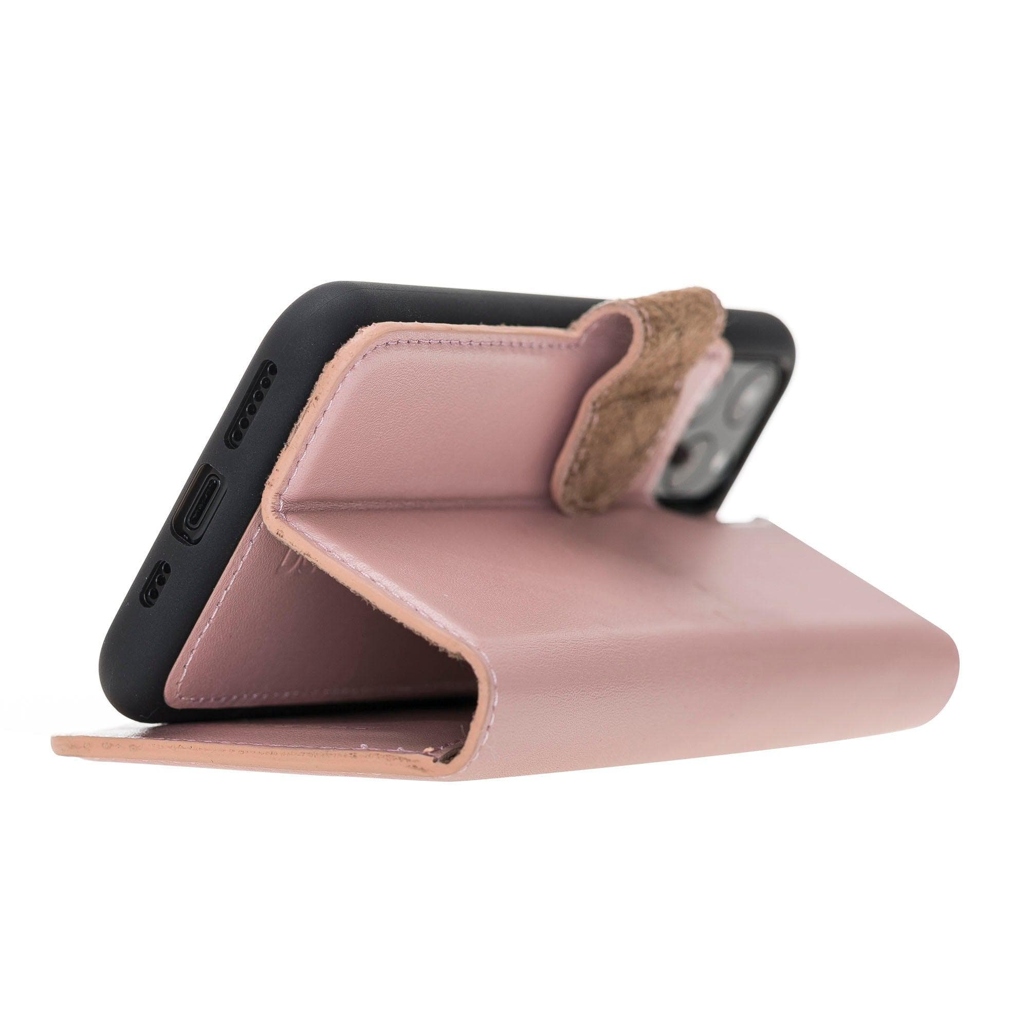Magic iPhone 11 Pro Genuine Leather Detachable Wallet Case