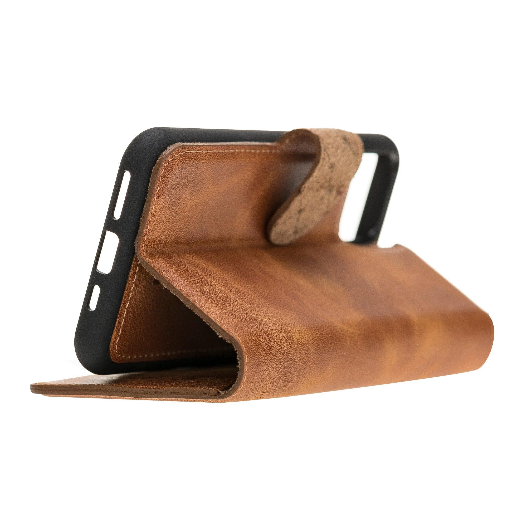 Magic iPhone 11 Pro Genuine Leather Detachable Wallet Case