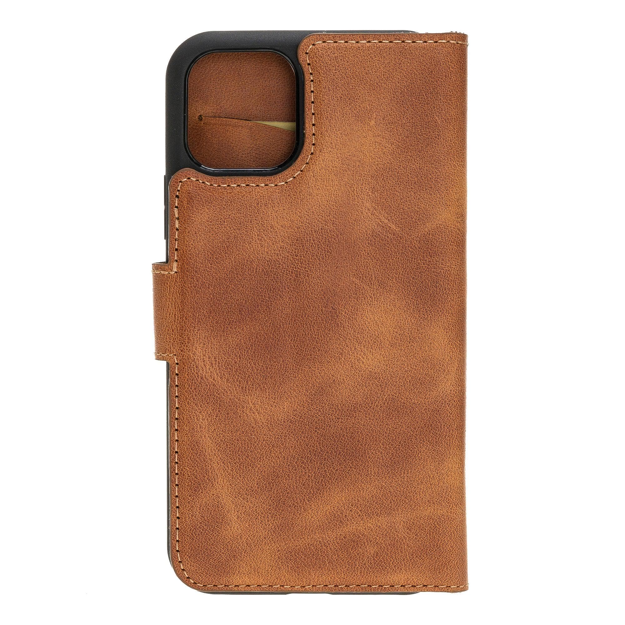 Magic iPhone 11 Pro Genuine Leather Detachable Wallet Case