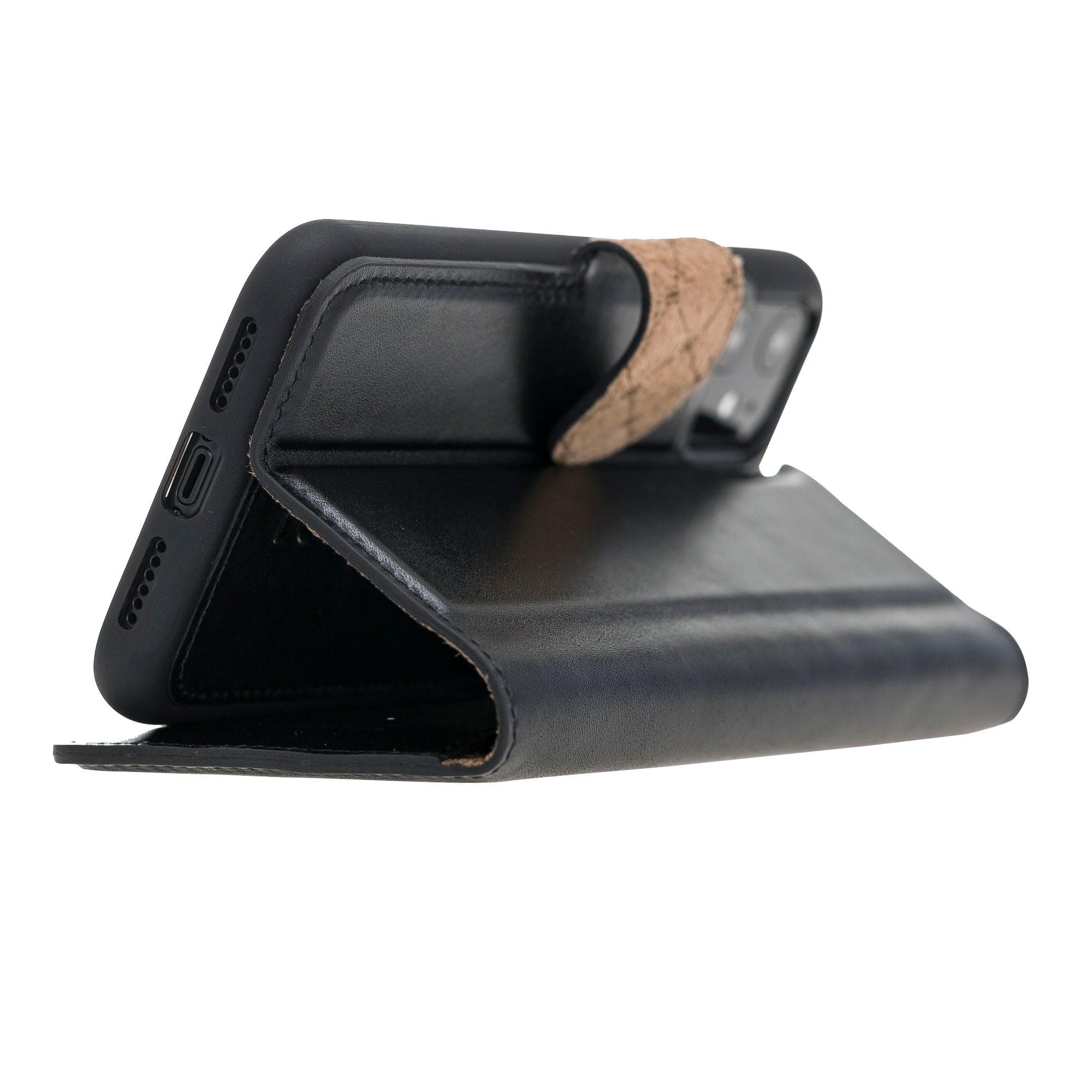 Magic iPhone 11 Pro Genuine Leather Detachable Wallet Case