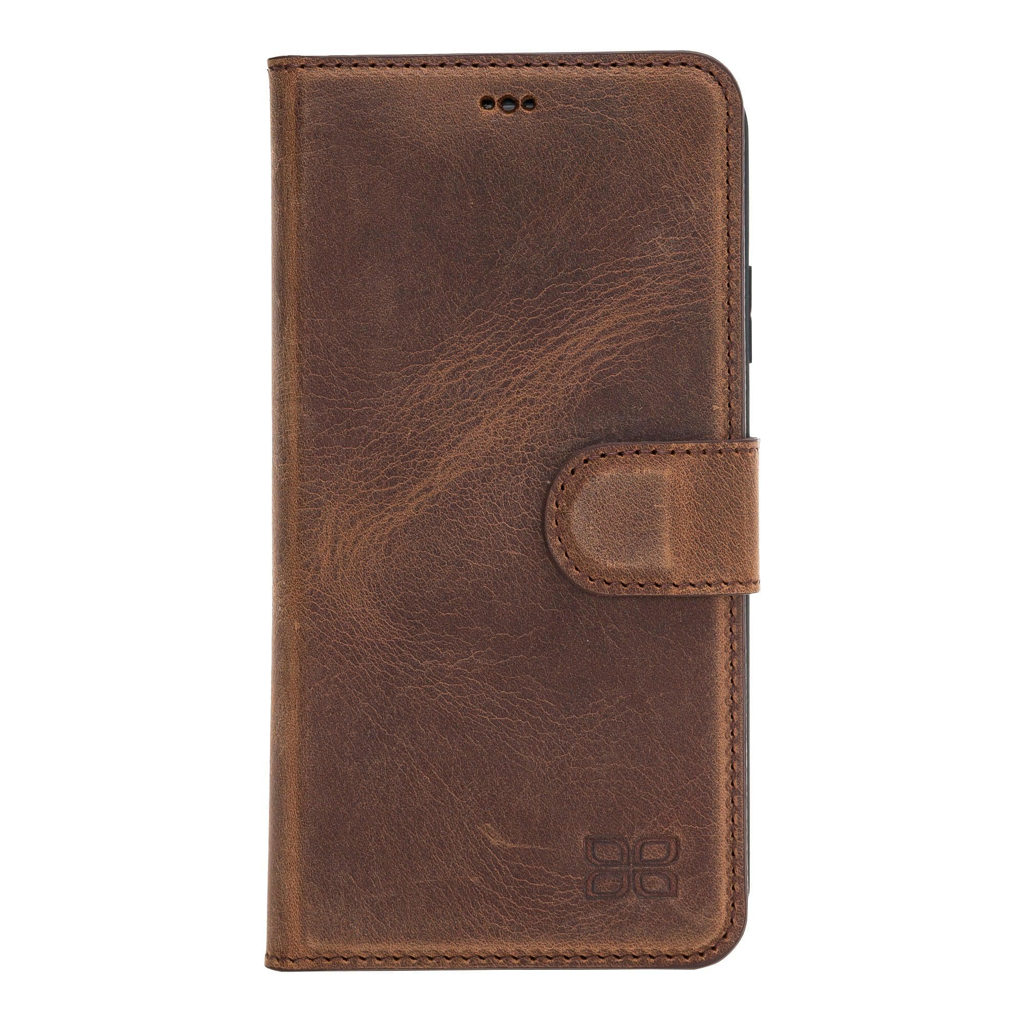Magic iPhone 11 Pro Genuine Leather Detachable Wallet Case