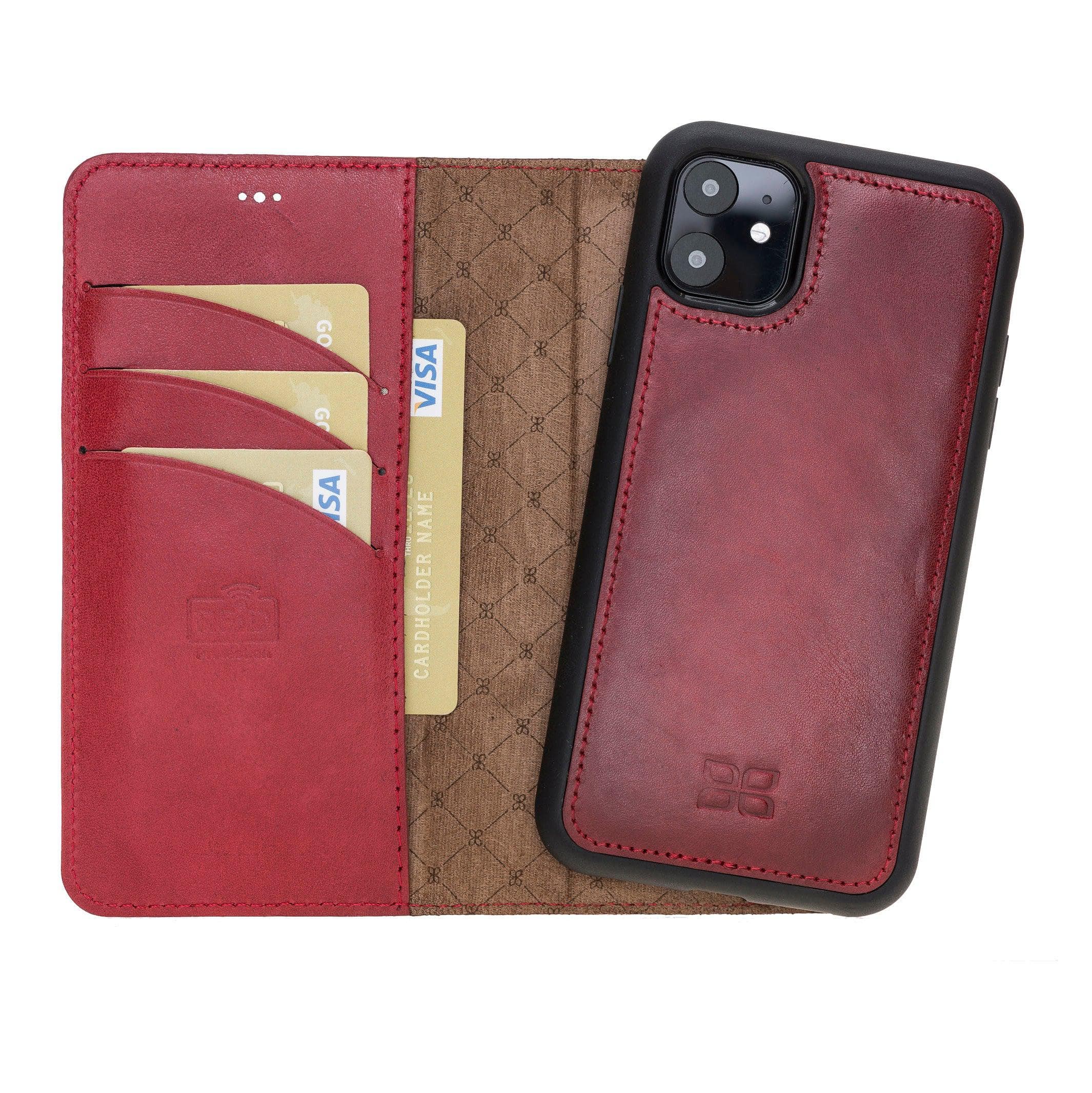Magic iPhone 11 Pro Genuine Leather Detachable Wallet Case
