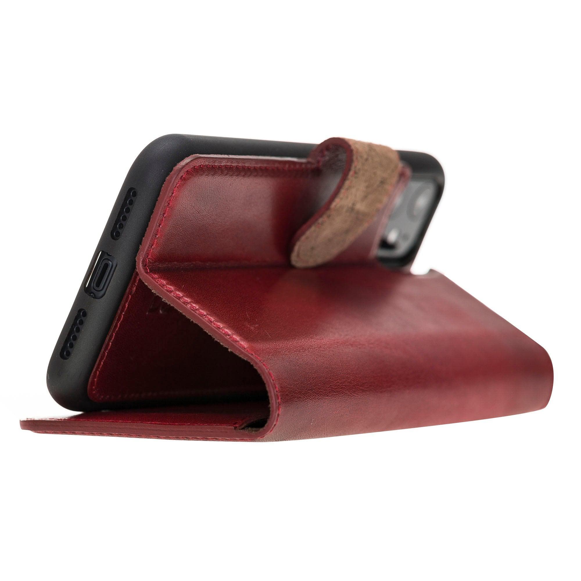 Magic iPhone 11 Pro Genuine Leather Detachable Wallet Case