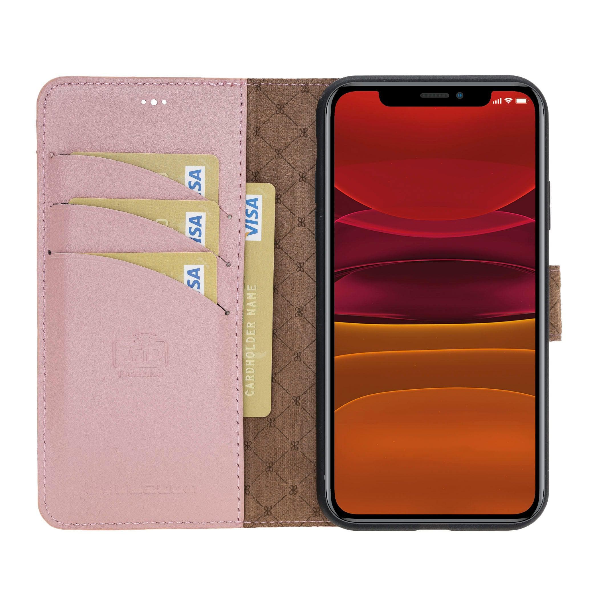 Magic iPhone 11 Pro Genuine Leather Detachable Wallet Case