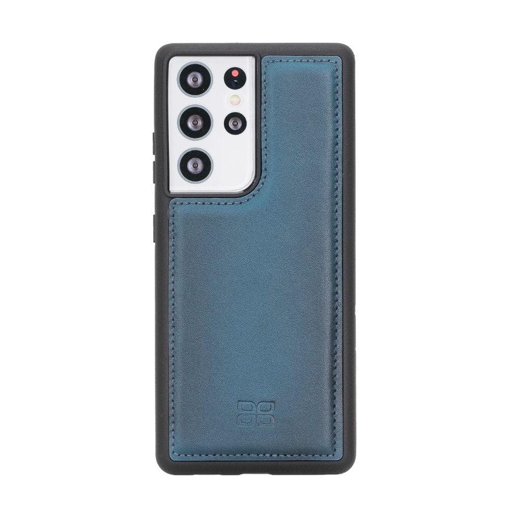 Magic Samsung Galaxy S21 Plus Detachable Genuine Leather Wallet Case