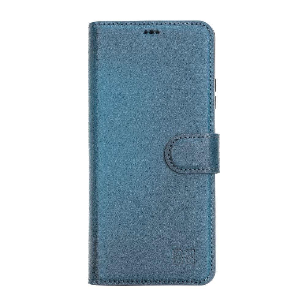 Magic Samsung Galaxy S21 Plus Detachable Genuine Leather Wallet Case