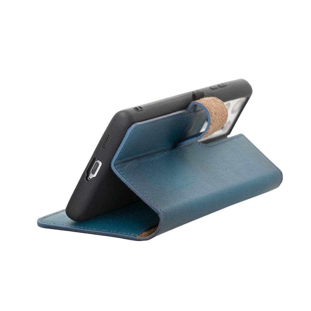 Magic Samsung Galaxy S21 Plus Detachable Genuine Leather Wallet Case