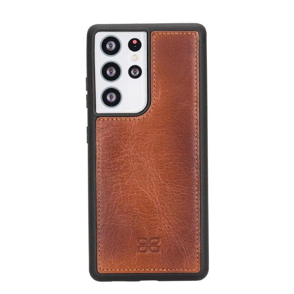 Magic Samsung Galaxy S21 Plus Detachable Genuine Leather Wallet Case