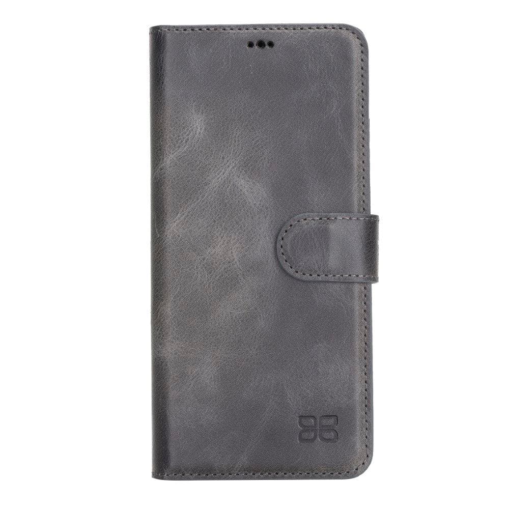 Magic Samsung Galaxy S21 Plus Detachable Genuine Leather Wallet Case