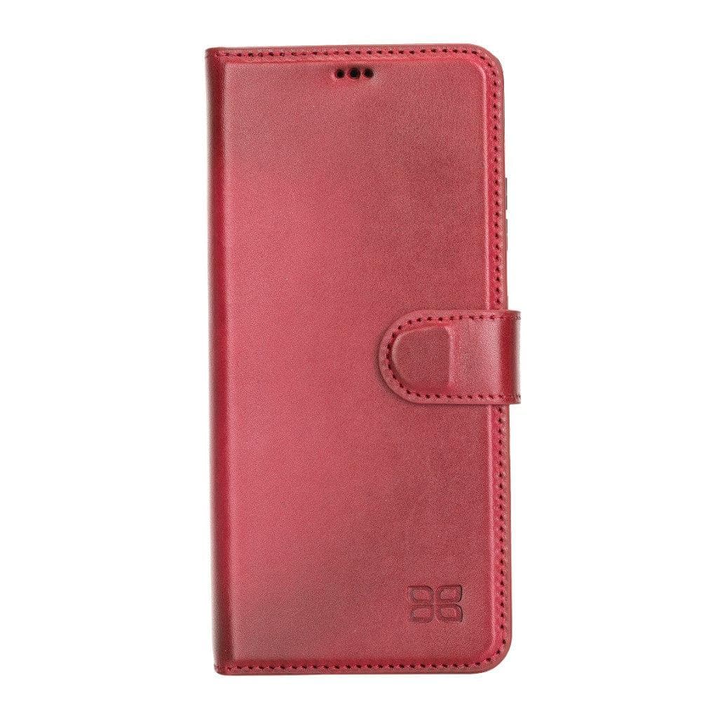 Magic Samsung Galaxy S21 Plus Detachable Genuine Leather Wallet Case