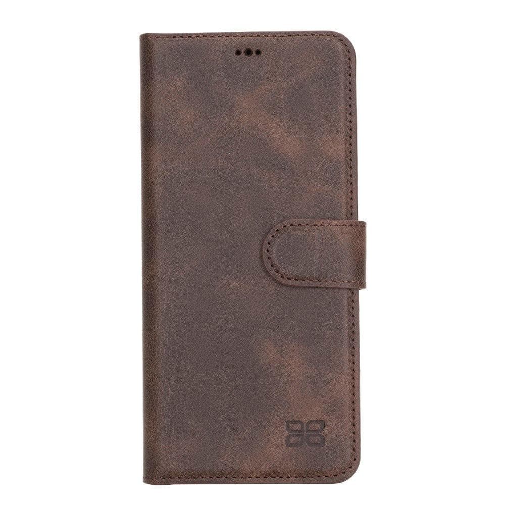 Magic Samsung Galaxy S21 Plus Detachable Genuine Leather Wallet Case