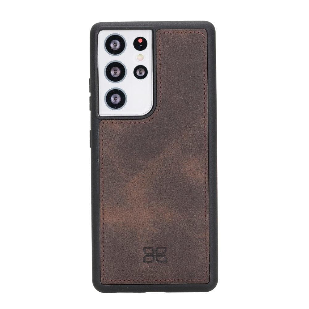 Magic Samsung Galaxy S21 Plus Detachable Genuine Leather Wallet Case