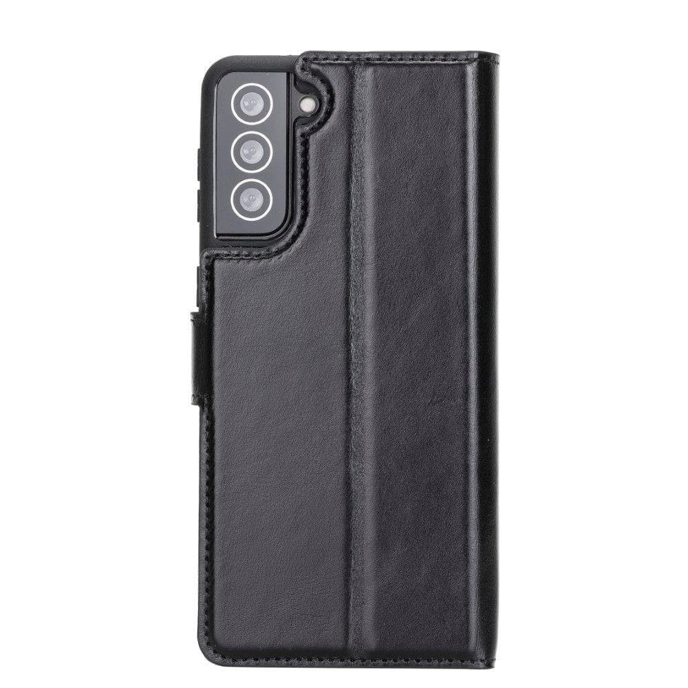 Magic Samsung Galaxy S21 Detachable Genuine Leather Wallet Case