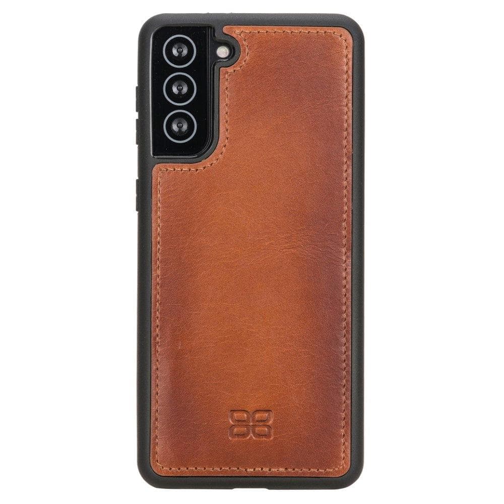 Magic Samsung Galaxy S21 Detachable Genuine Leather Wallet Case