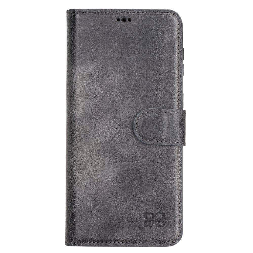 Magic Samsung Galaxy S21 Plus Detachable Genuine Leather Wallet Case