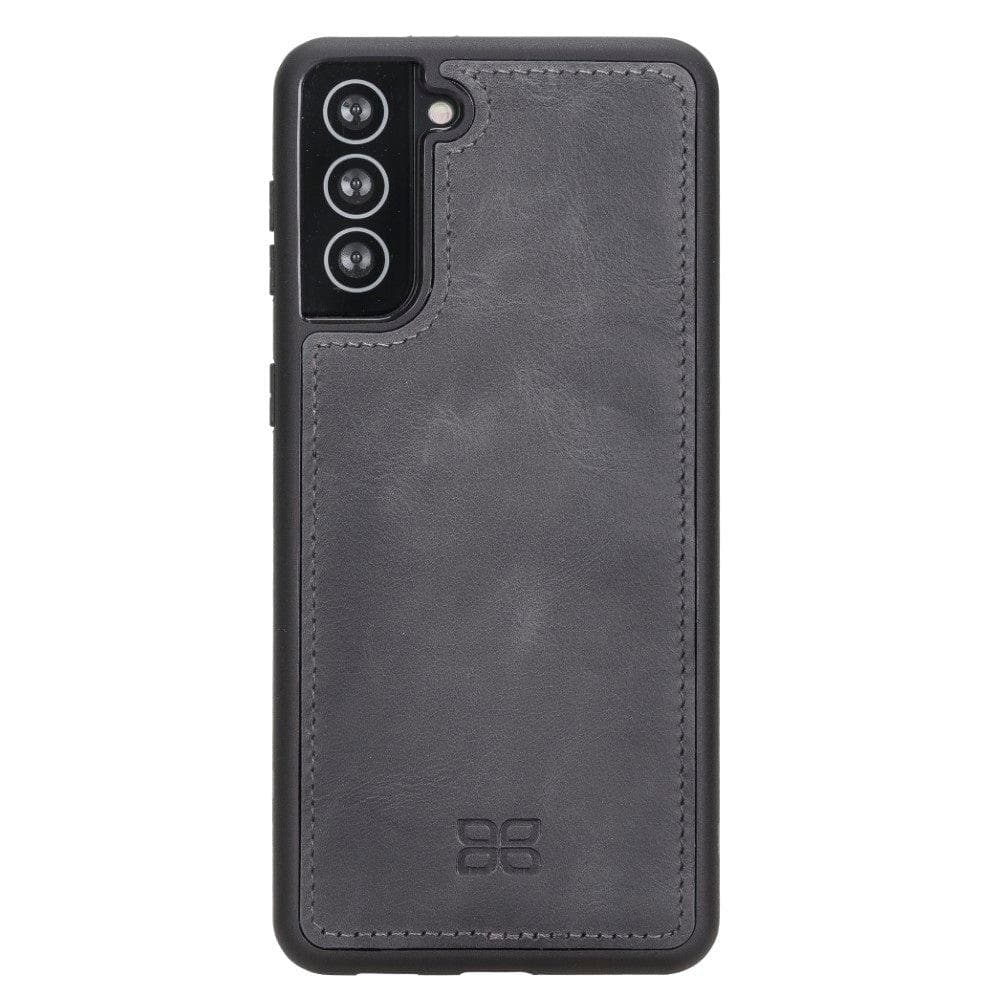 Magic Samsung Galaxy S21 Detachable Genuine Leather Wallet Case