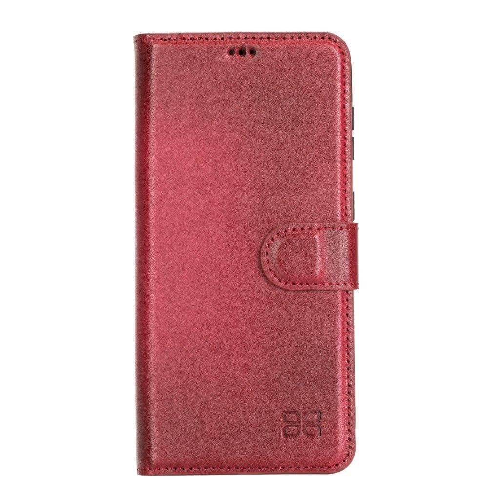 Magic Samsung Galaxy S21 Plus Detachable Genuine Leather Wallet Case
