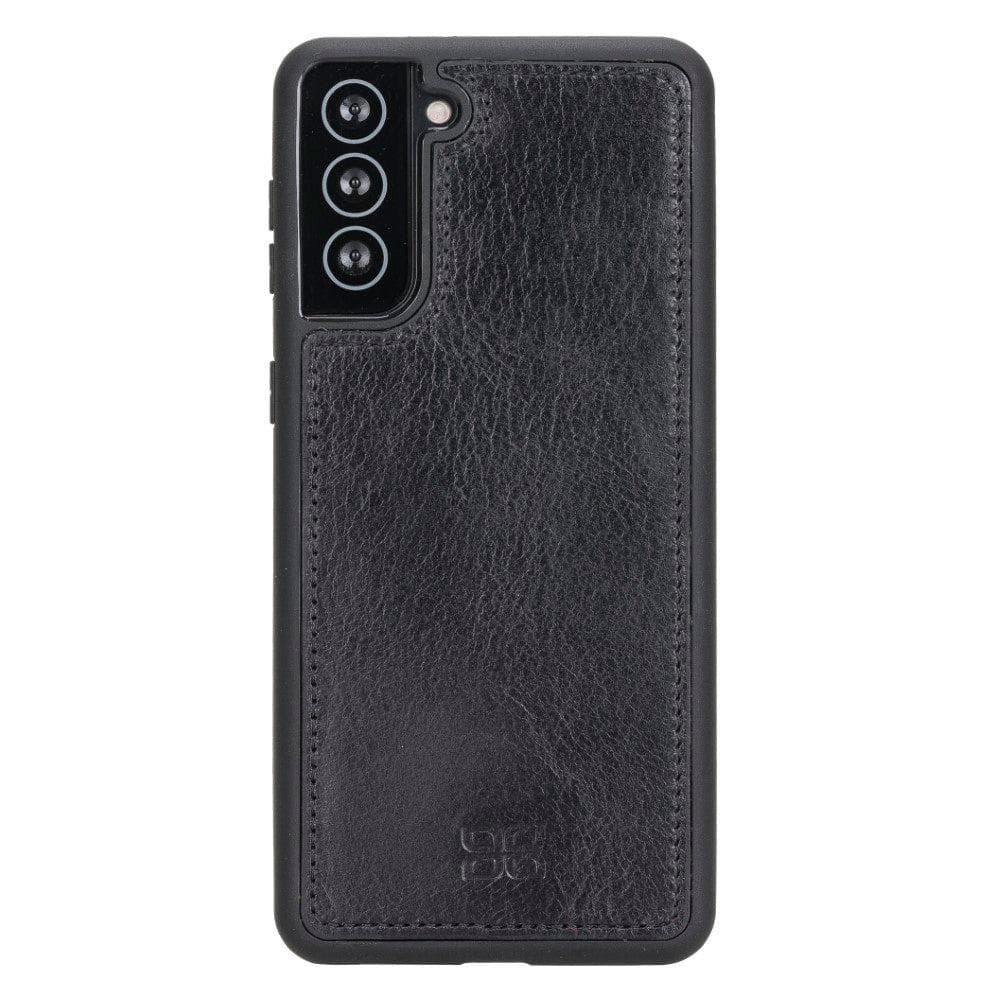 Magic Samsung Galaxy S21 Detachable Genuine Leather Wallet Case