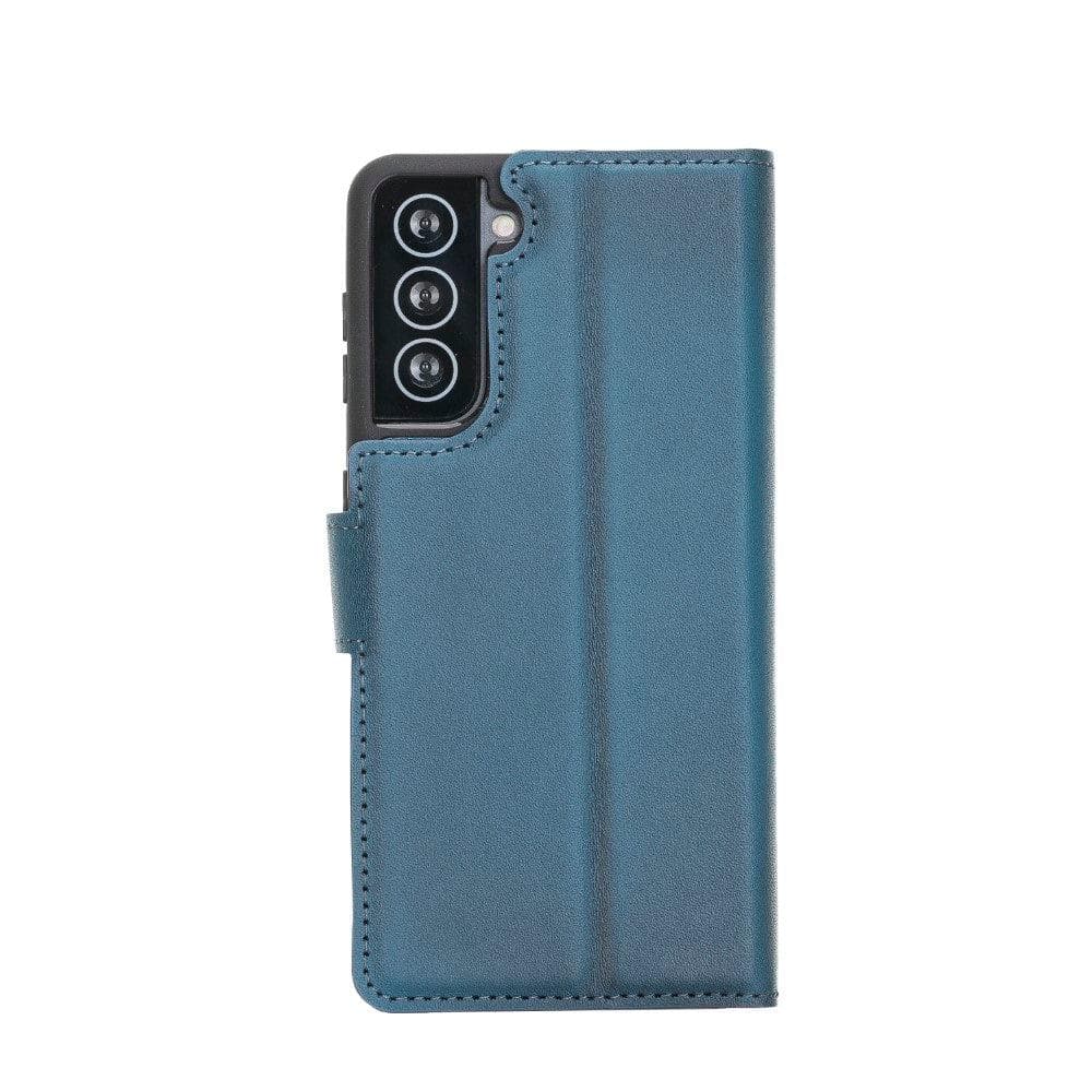 Magic Samsung Galaxy S21 Detachable Genuine Leather Wallet Case