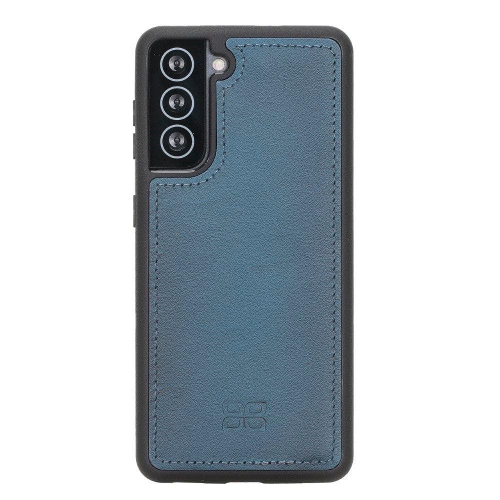 Magic Samsung Galaxy S21 Detachable Genuine Leather Wallet Case