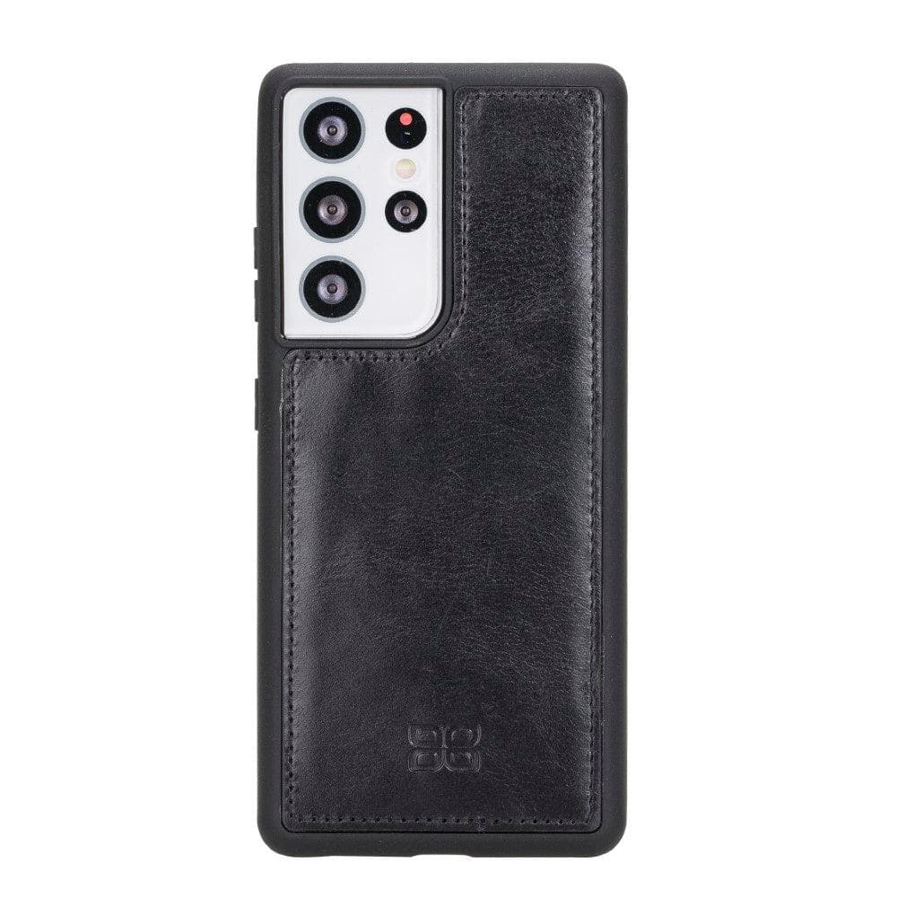 Magic Samsung Galaxy S21 Detachable Genuine Leather Wallet Case