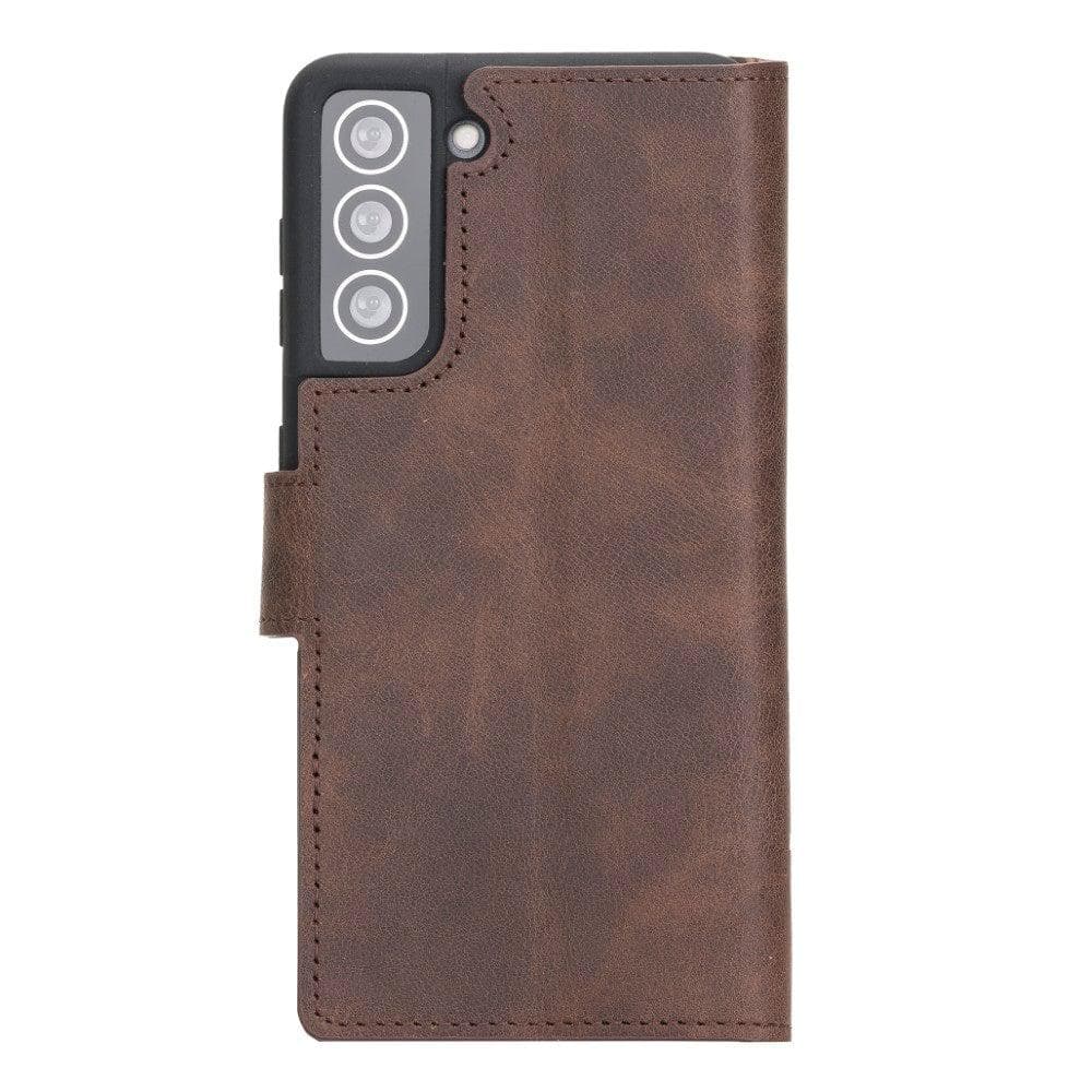 Wallet Case Samsung Galaxy S21 Ultra Genuine Leather Folio Case