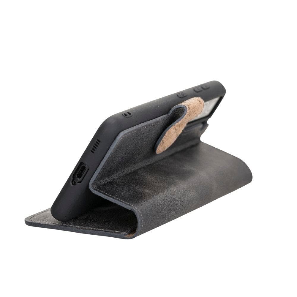 Wallet Case Samsung Galaxy S21 Ultra Genuine Leather Folio Case