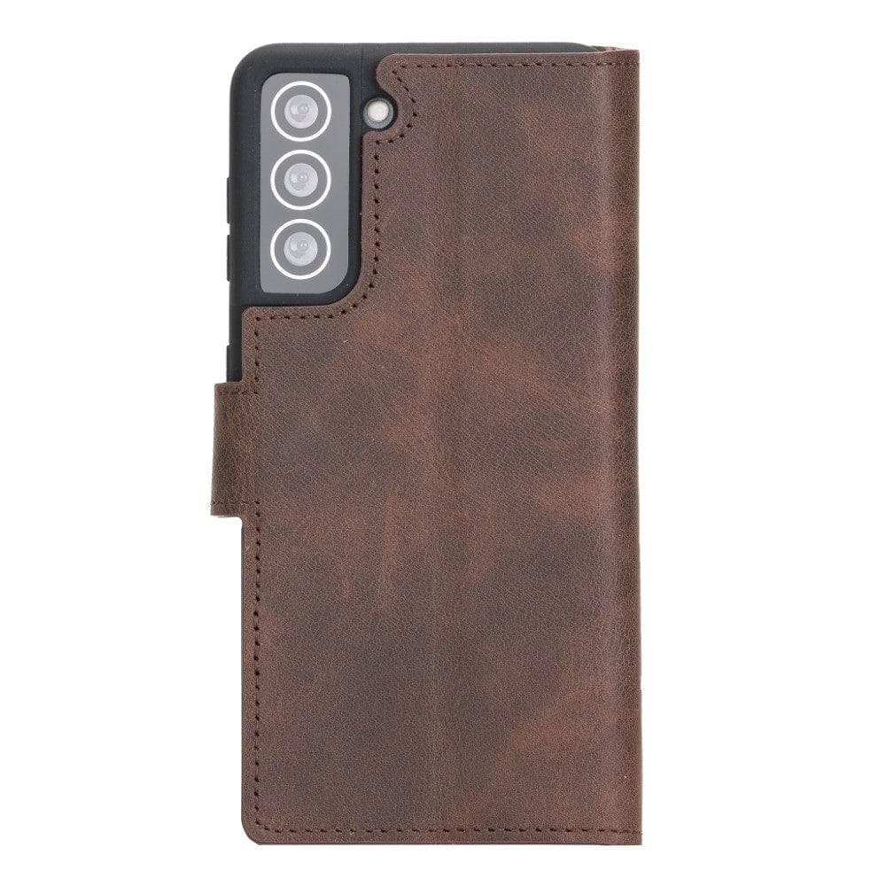 Wallet Case Samsung Galaxy S21 Ultra Genuine Leather Folio Case