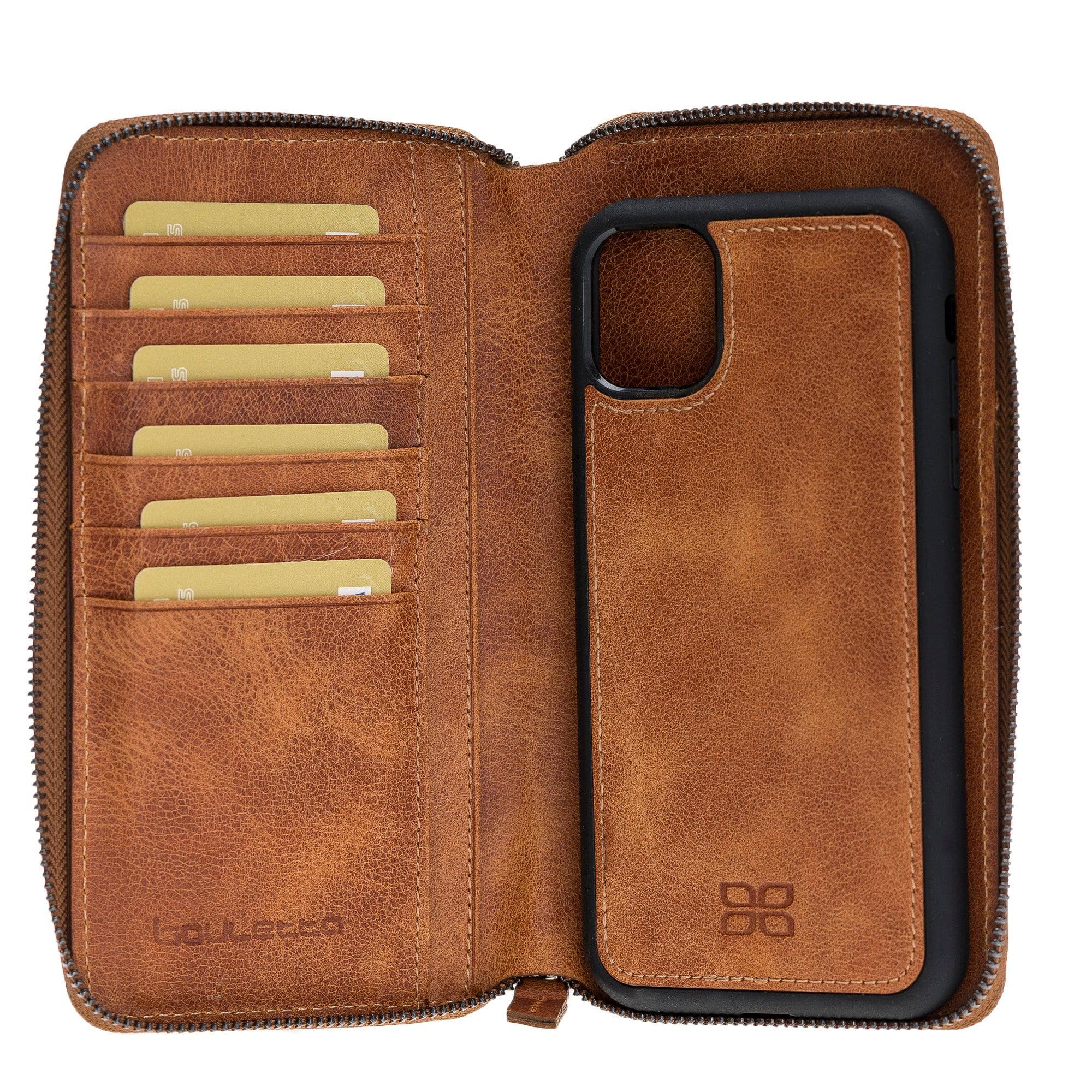Pouch Magic iPhone 11 Pro Detachable Genuine Leather Wallet Case