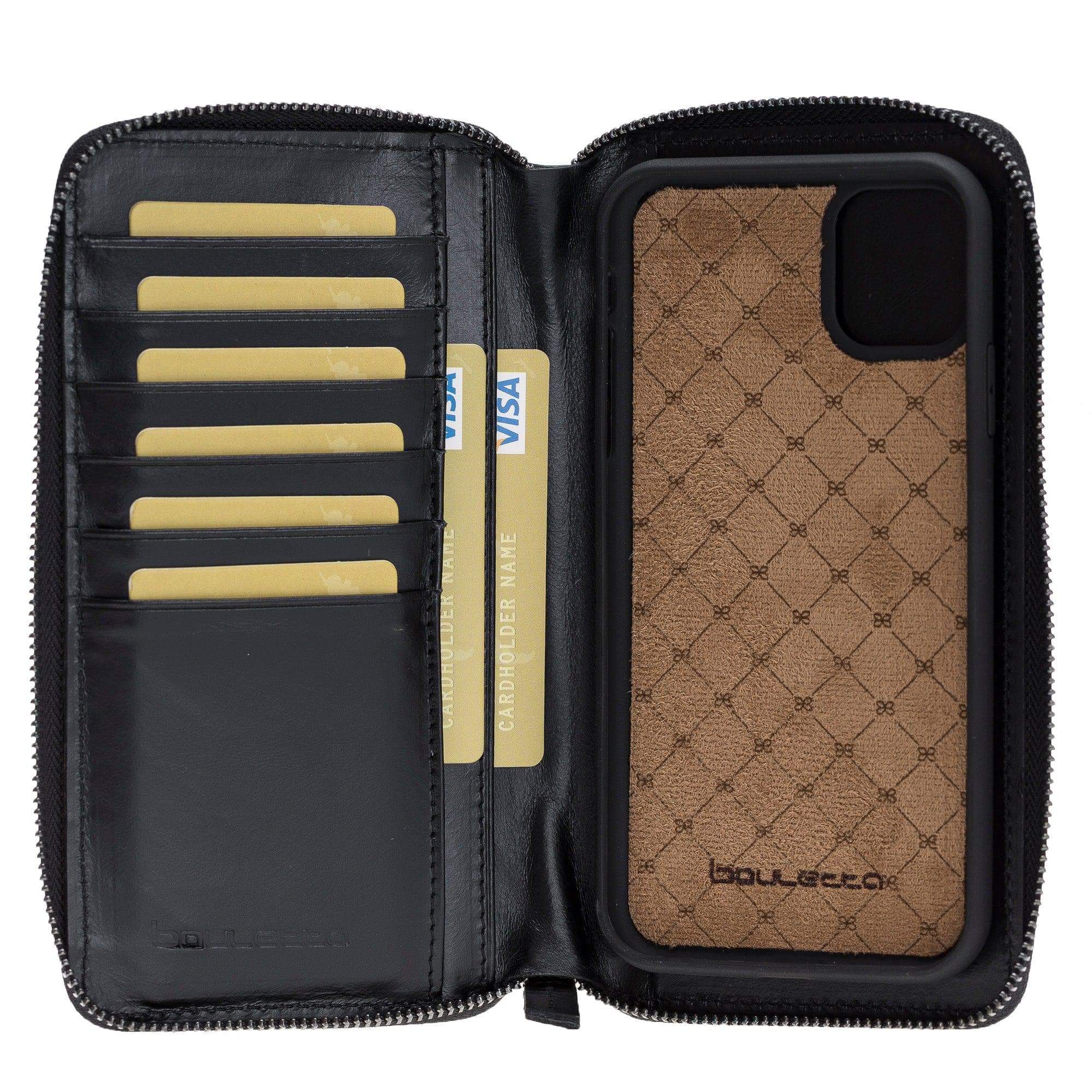 Pouch Magic iPhone 11 Pro Detachable Genuine Leather Wallet Case