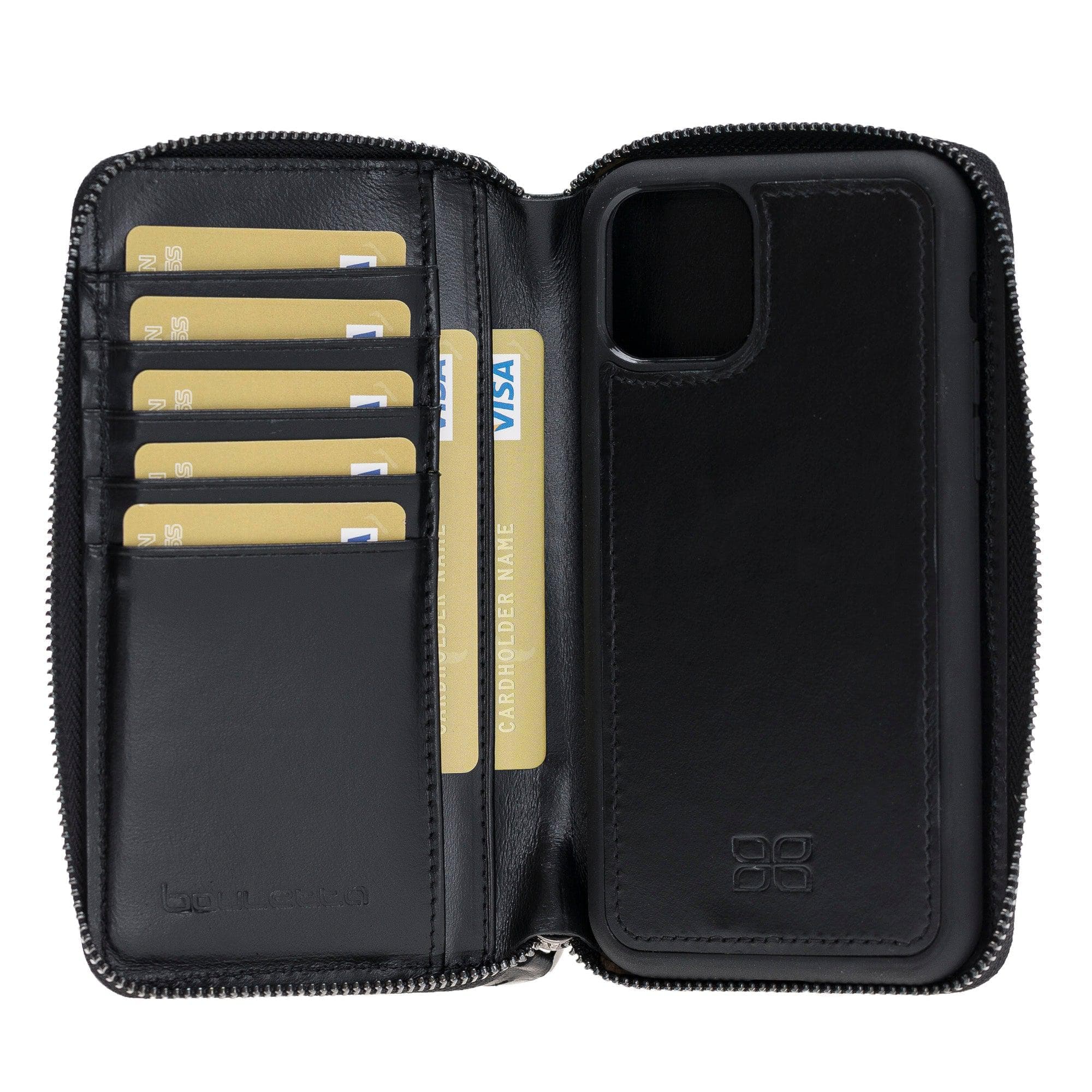 Pouch Magic iPhone 11 Pro Detachable Genuine Leather Wallet Case