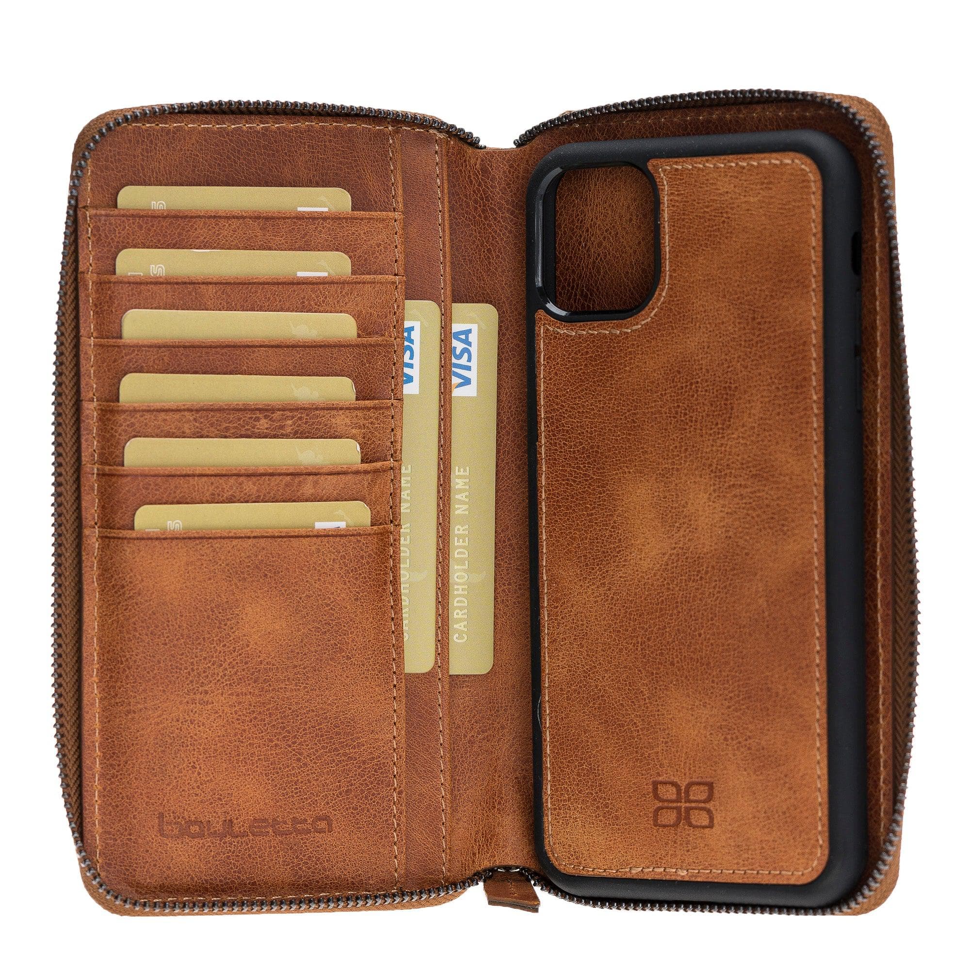 Pouch Magic iPhone 11 Pro Detachable Genuine Leather Wallet Case