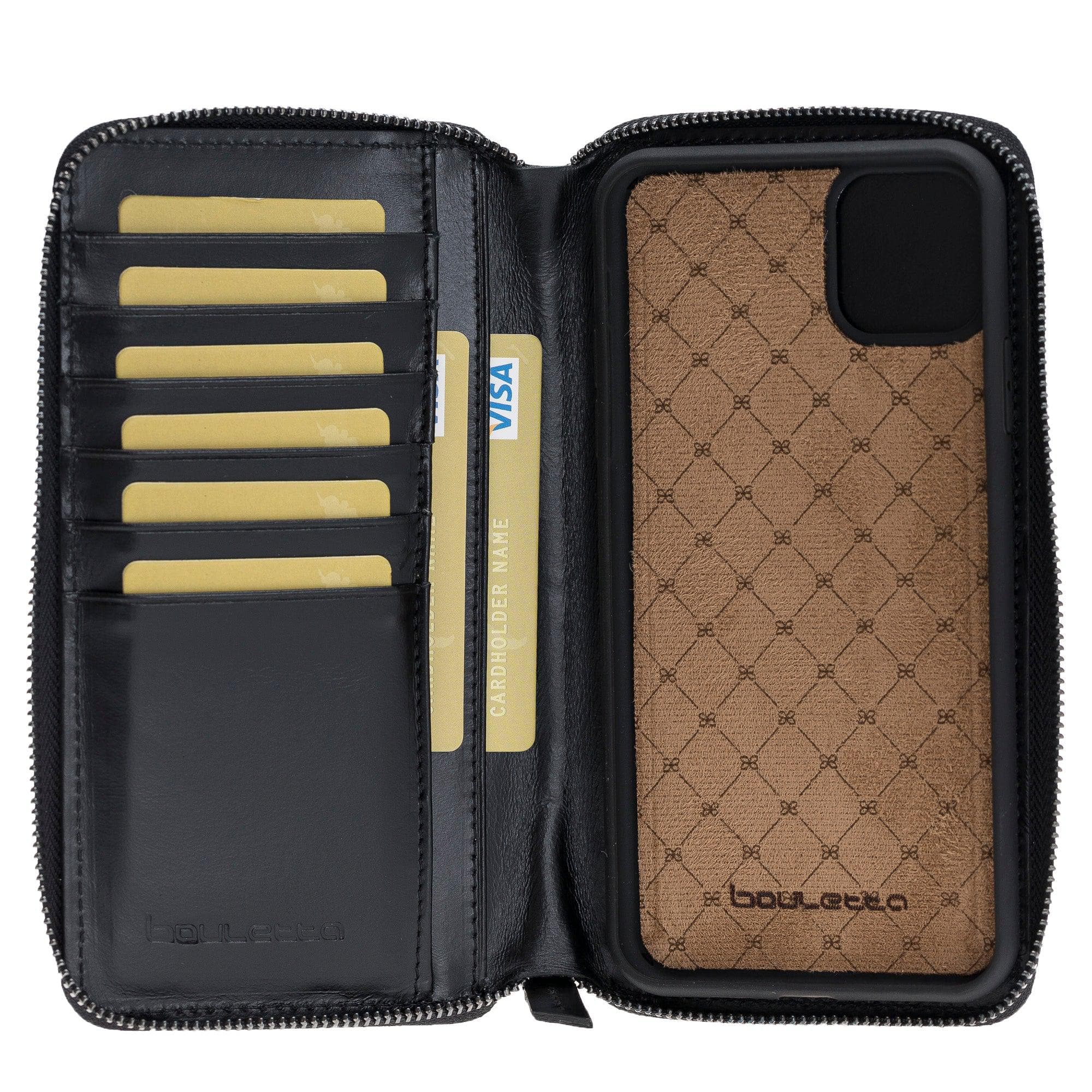 Pouch Magic iPhone 11 Pro Detachable Genuine Leather Wallet Case