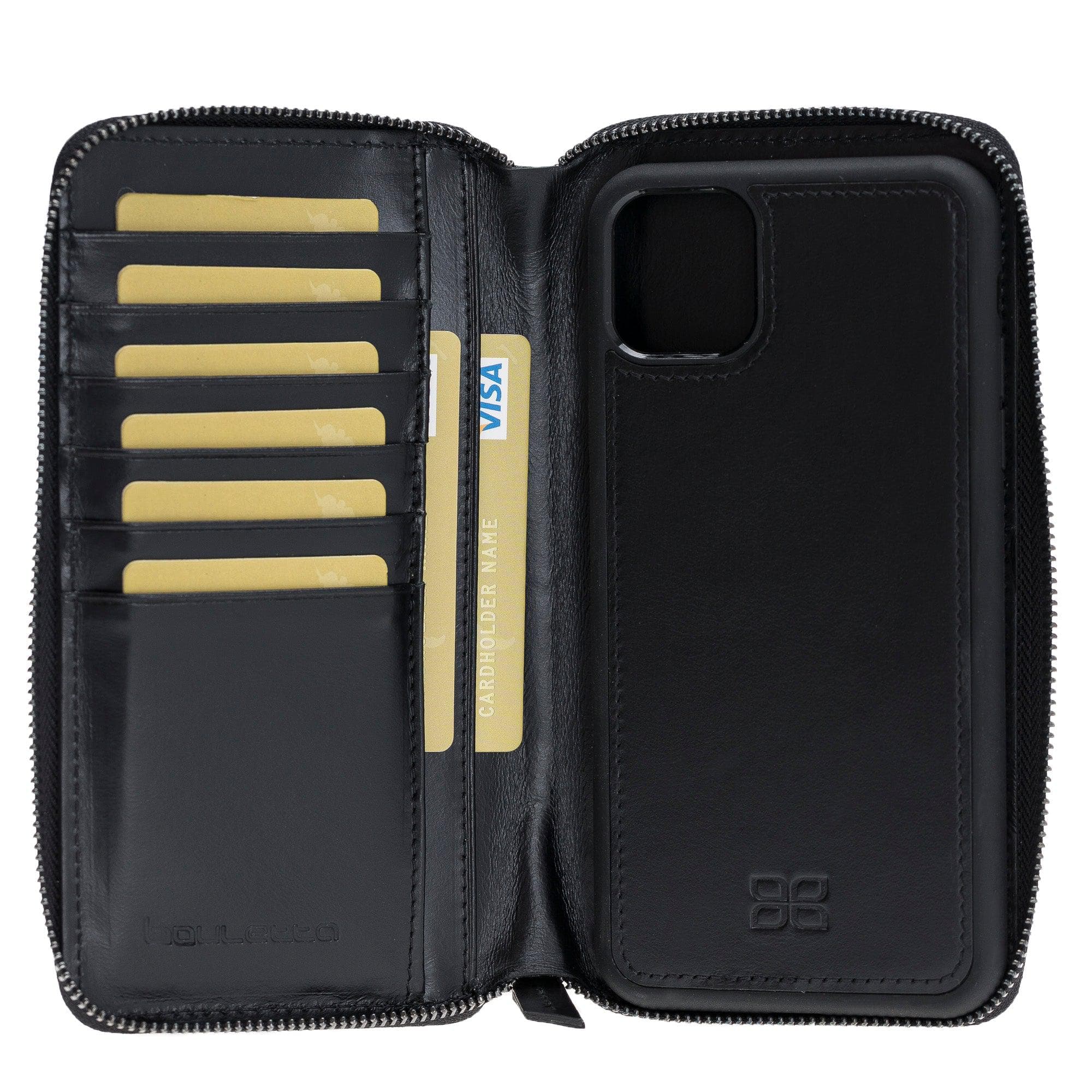 Pouch Magic iPhone 11 Pro Detachable Genuine Leather Wallet Case
