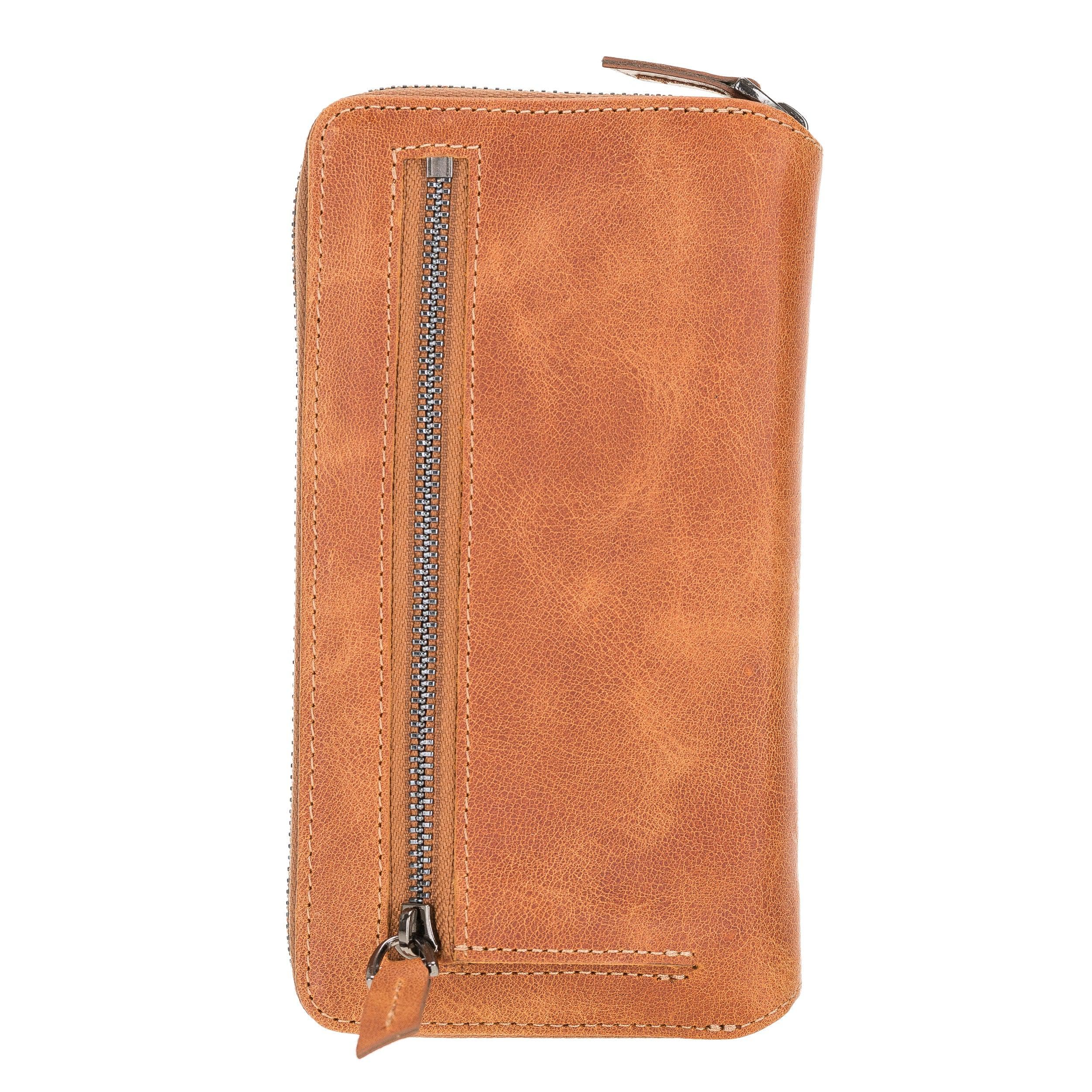 Pouch Magic iPhone 12 / 12 Pro Detachable Genuine Leather Wallet Case