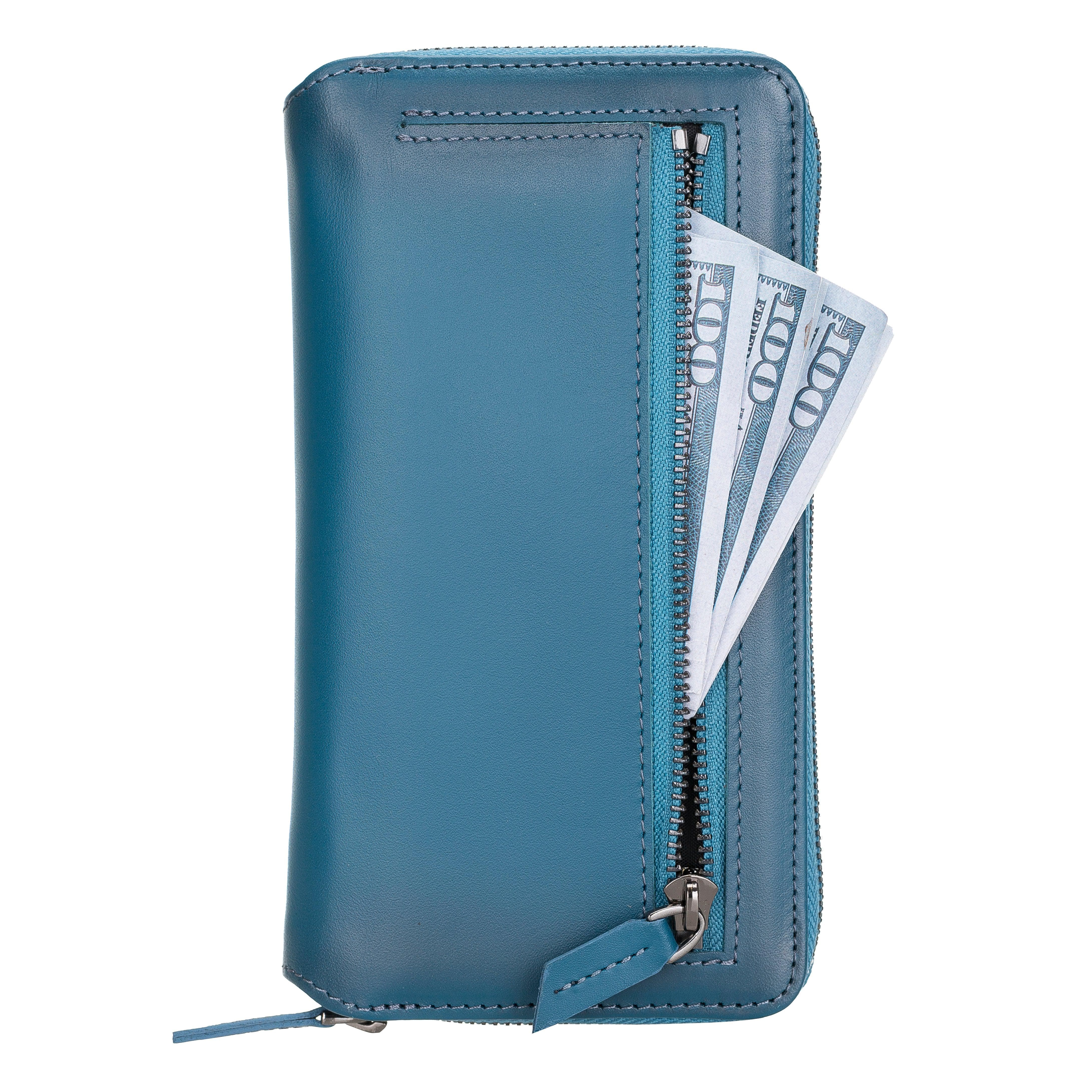 Pouch Magic iPhone 12 Pro Max Detachable Genuine Leather Wallet Case