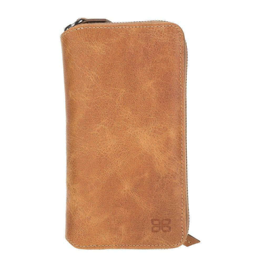 Pouch Magic iPhone 12 Mini Detachable Genuine Leather Wallet Case