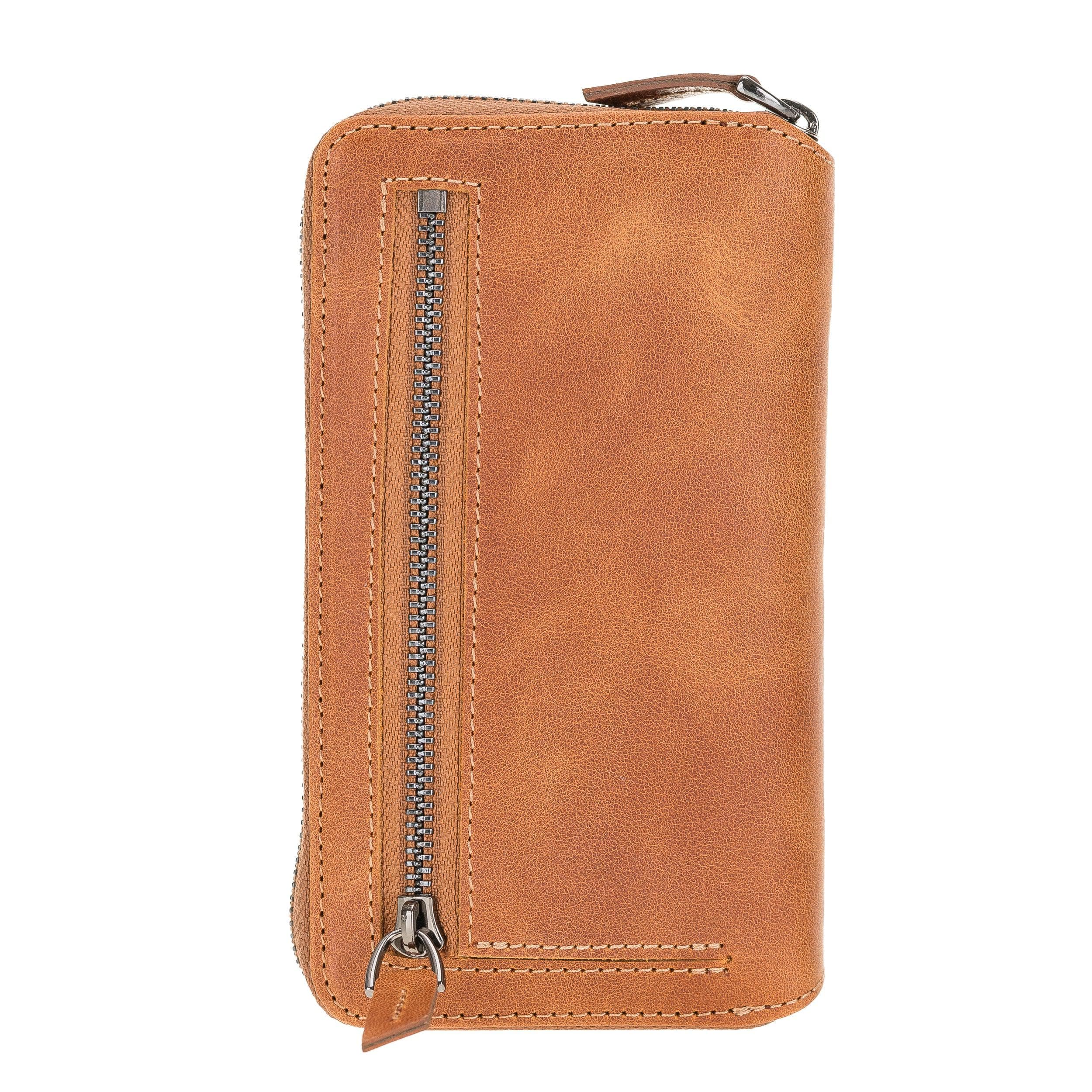 Pouch Magic iPhone 12 / 12 Pro Detachable Genuine Leather Wallet Case