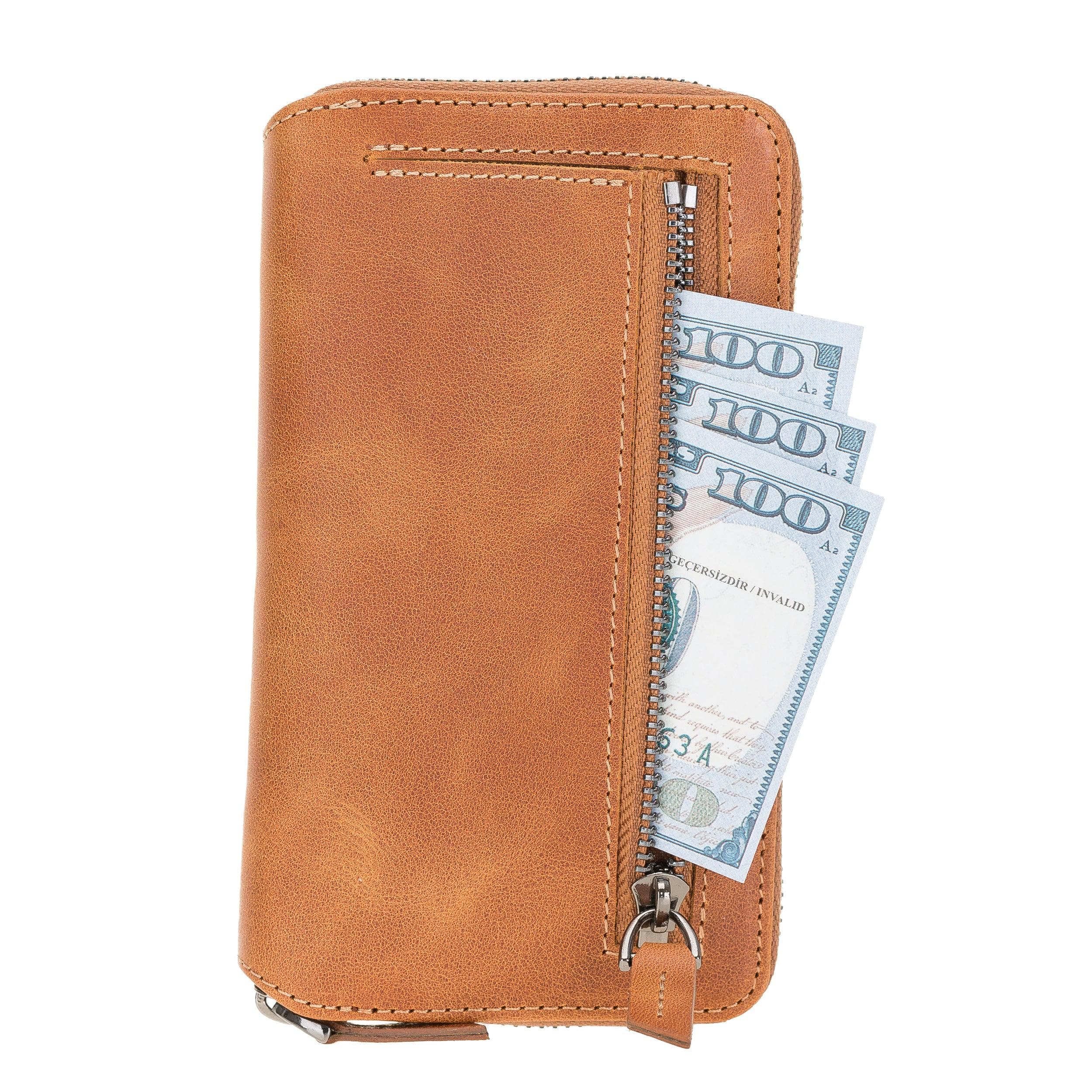 Pouch Magic iPhone 12 Pro Max Detachable Genuine Leather Wallet Case