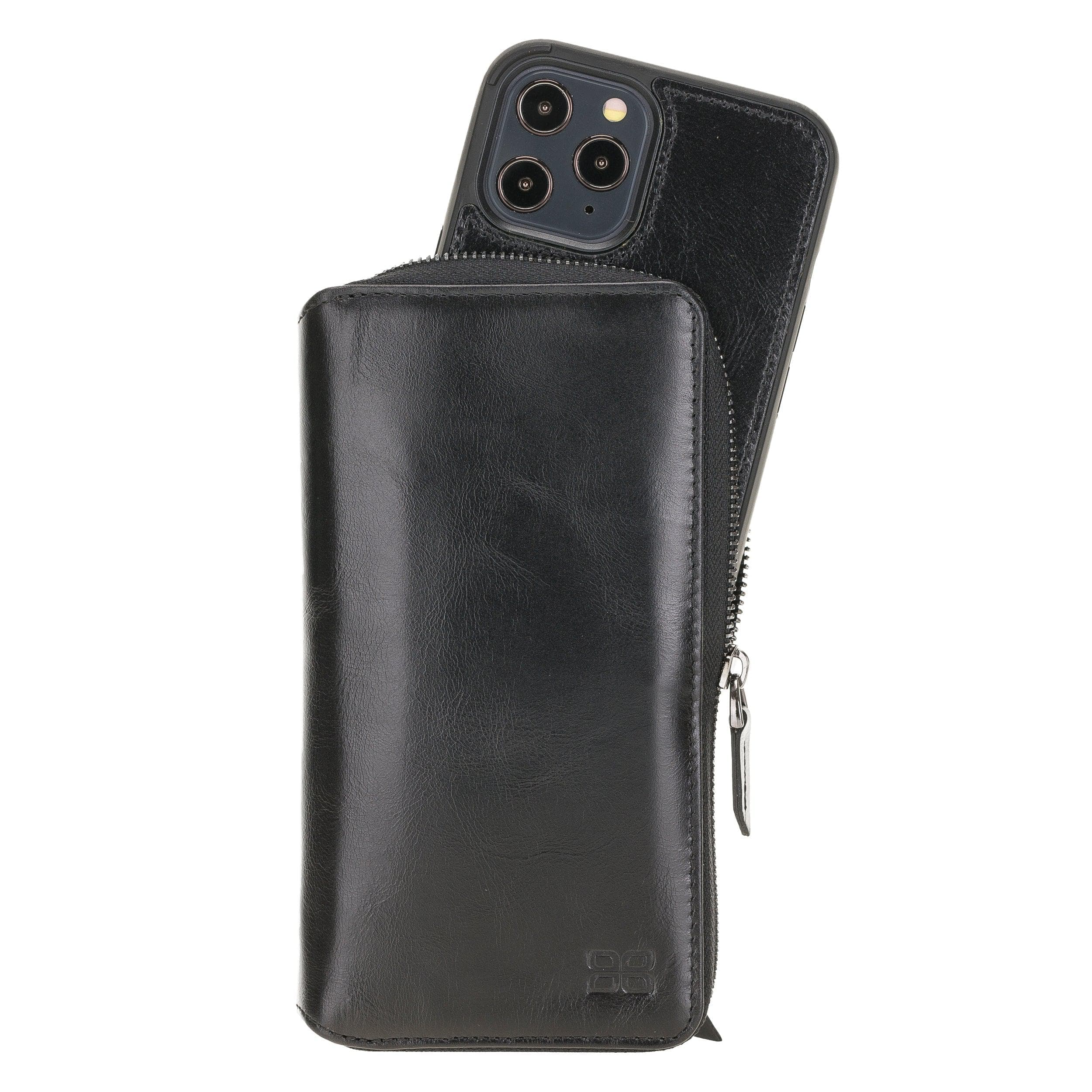 Pouch Magic iPhone 12 Pro Max Detachable Genuine Leather Wallet Case