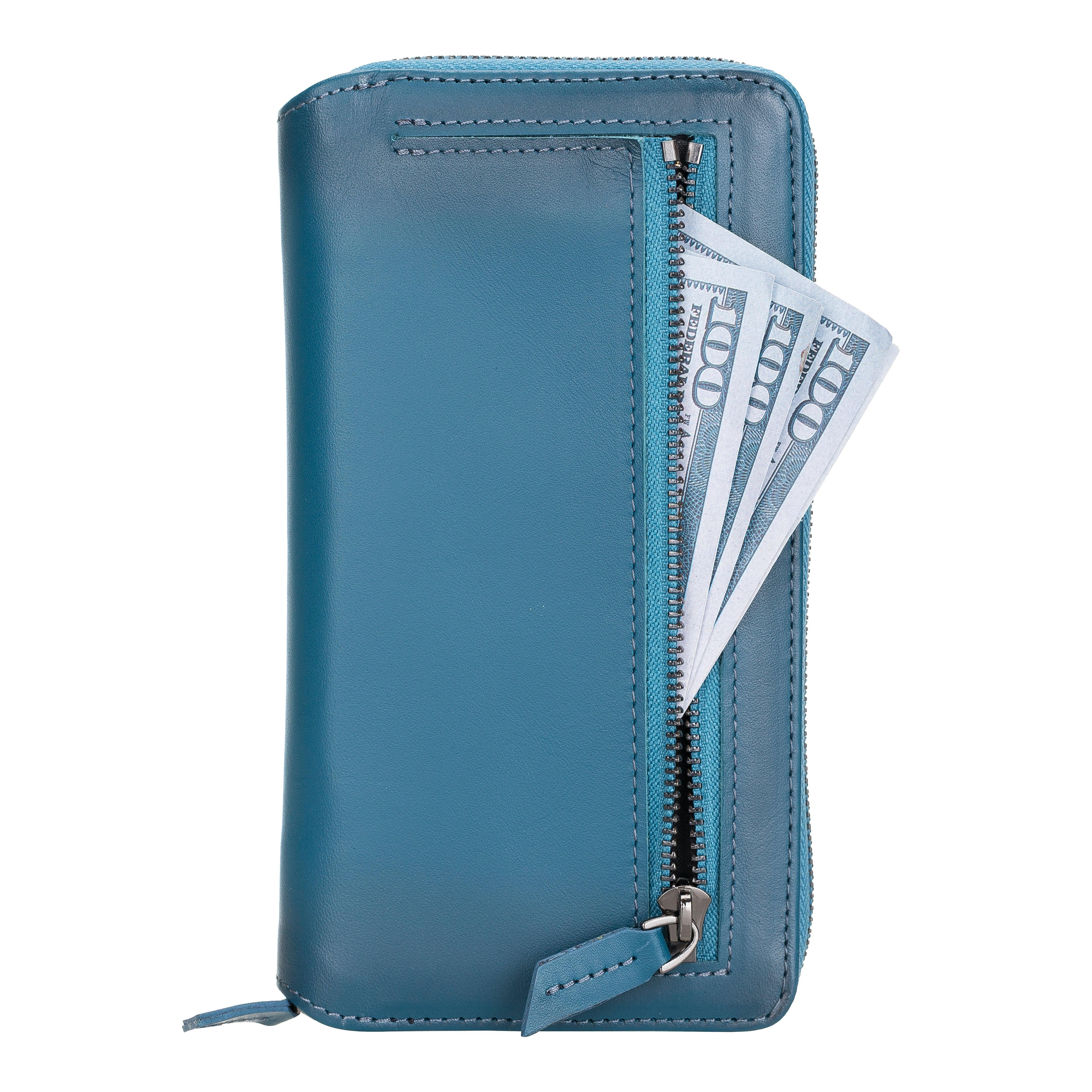 Pouch Magic iPhone 12 Pro Max Detachable Genuine Leather Wallet Case