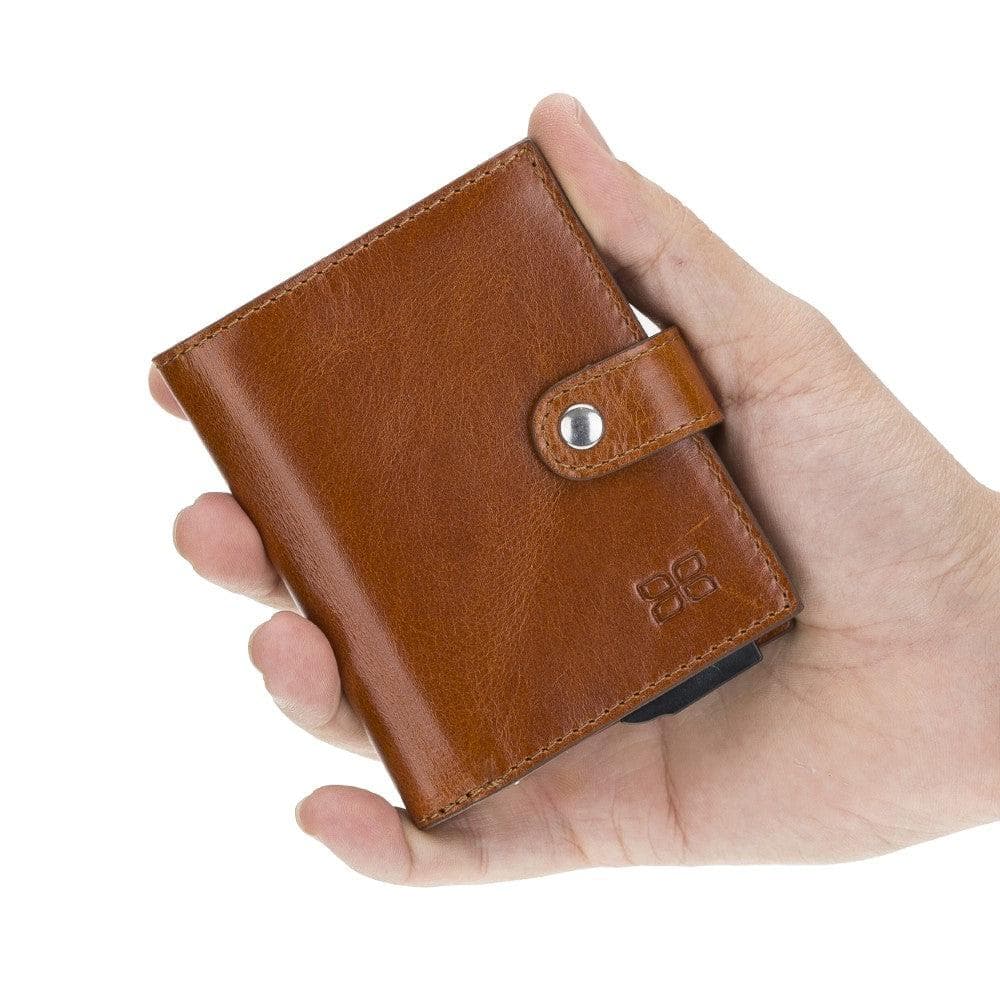 Palermo Genuine Leather Mechanical Card Holder